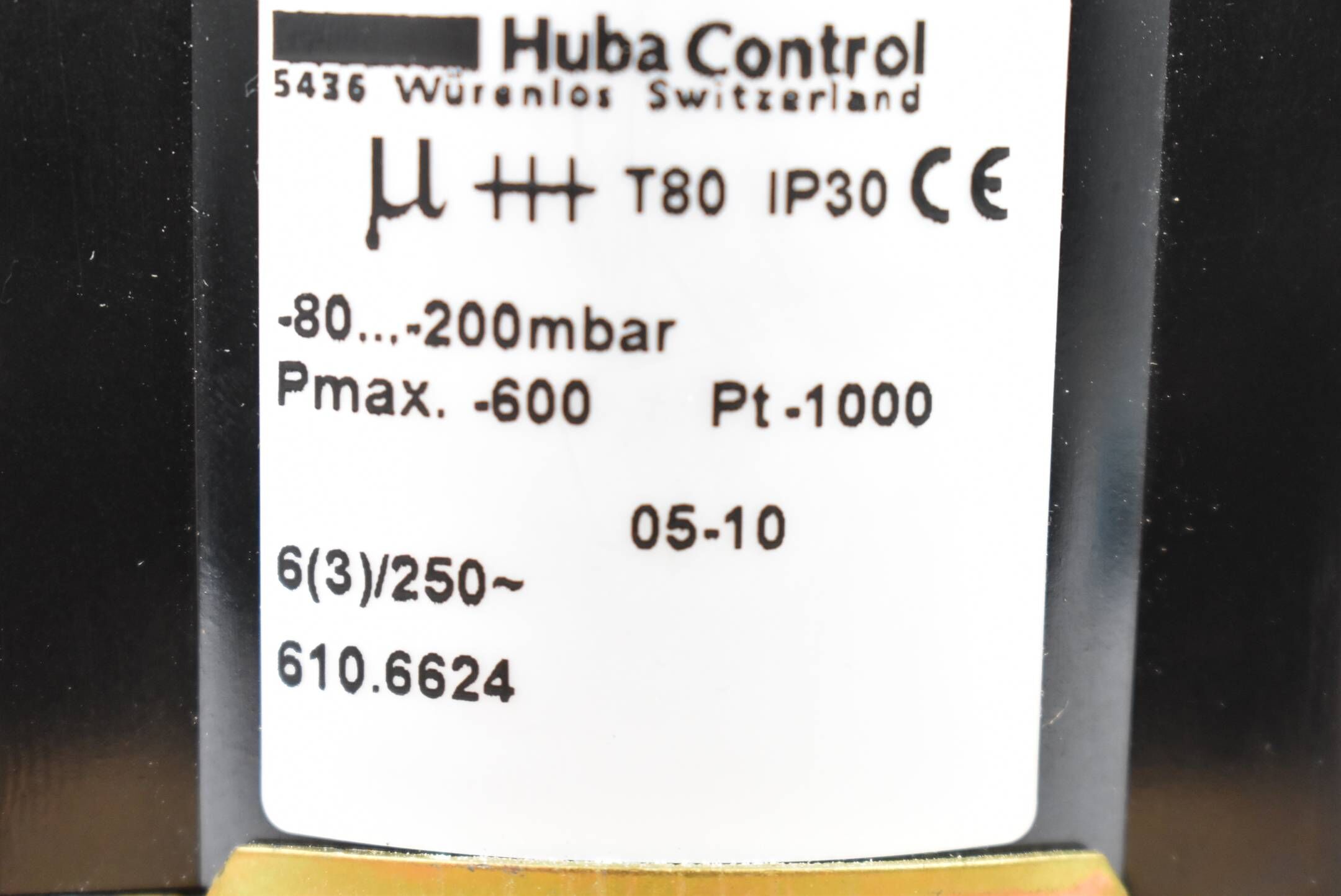 Huba Control Drucktransmitter 610.6624