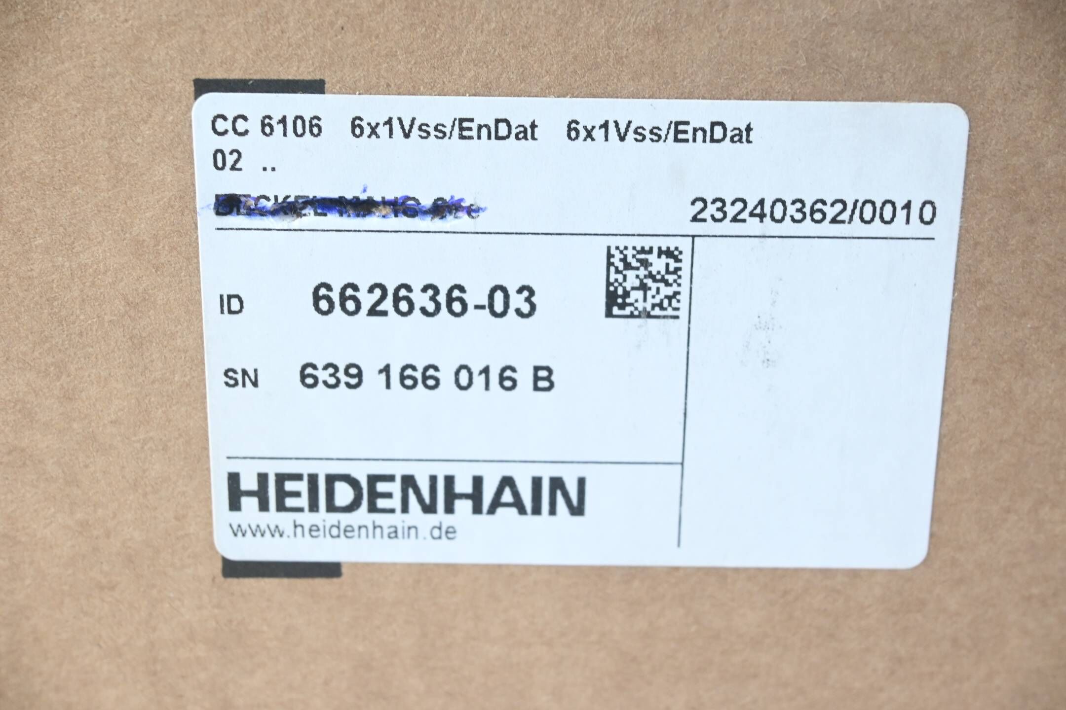 Heidenhain Regeleinheit CC 6106 6x1Vss/EnDat 6x1Vss/EnDat 02 ( 662636-03 )