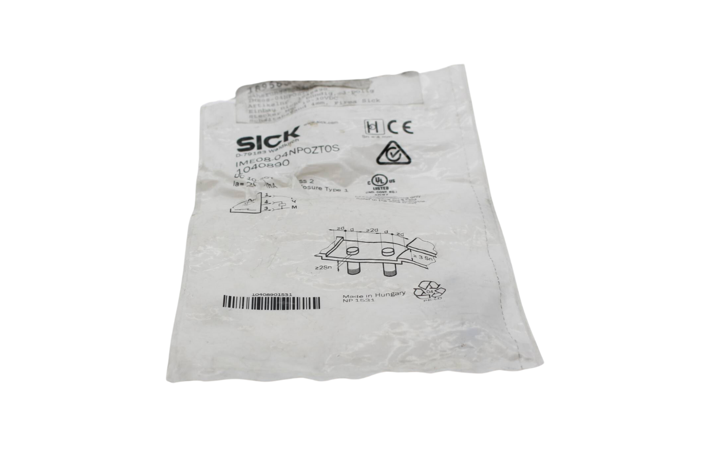 SICK Induktiver Näherungssensor IME08-04NPOZT0S ( 1040890 )