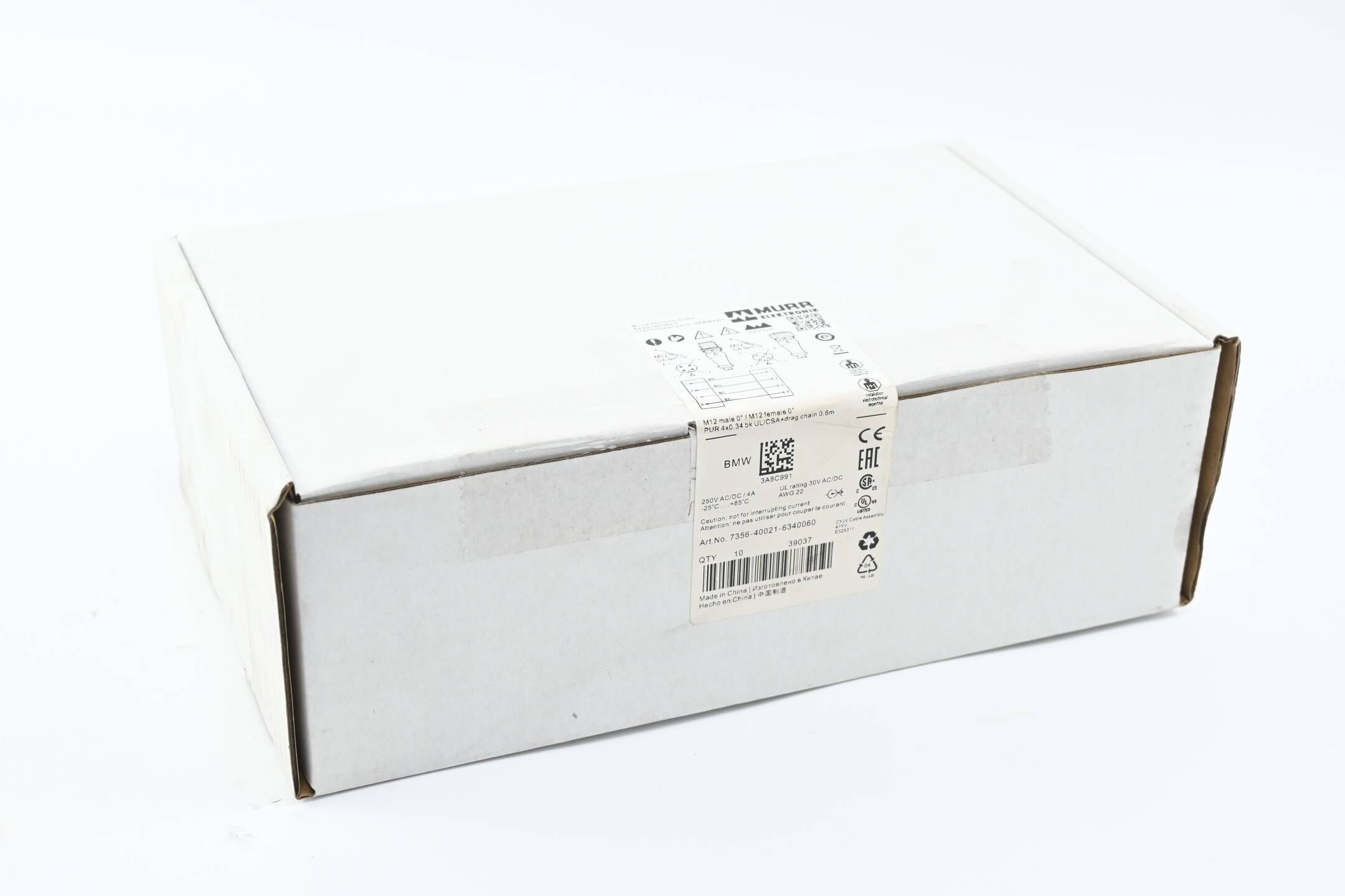 Murr Elektronik 10 Stück Verbindungsleitung 7356-40021-6340060
