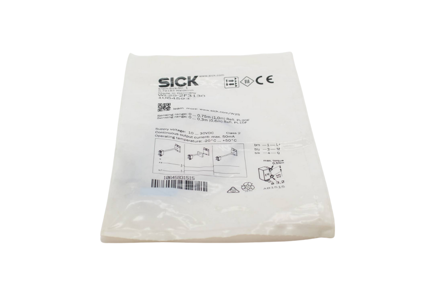 SICK Miniatur-Lichtschranke WL2S-2F3130 ( 1064593 )