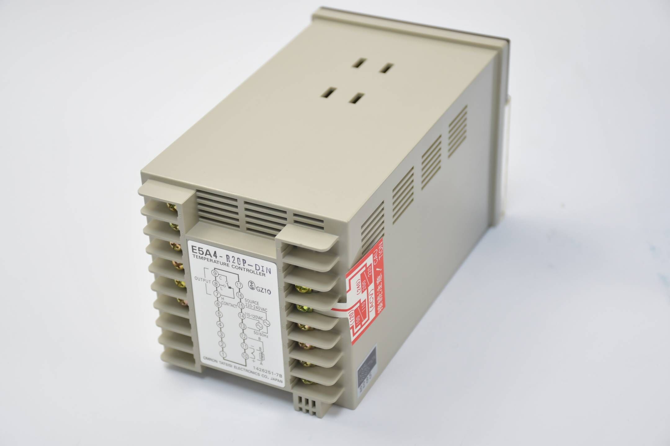 Omron Temperatur Controller 0~399°C / AC110/120 / 220/240V ( E5A4-R20P-DIN )