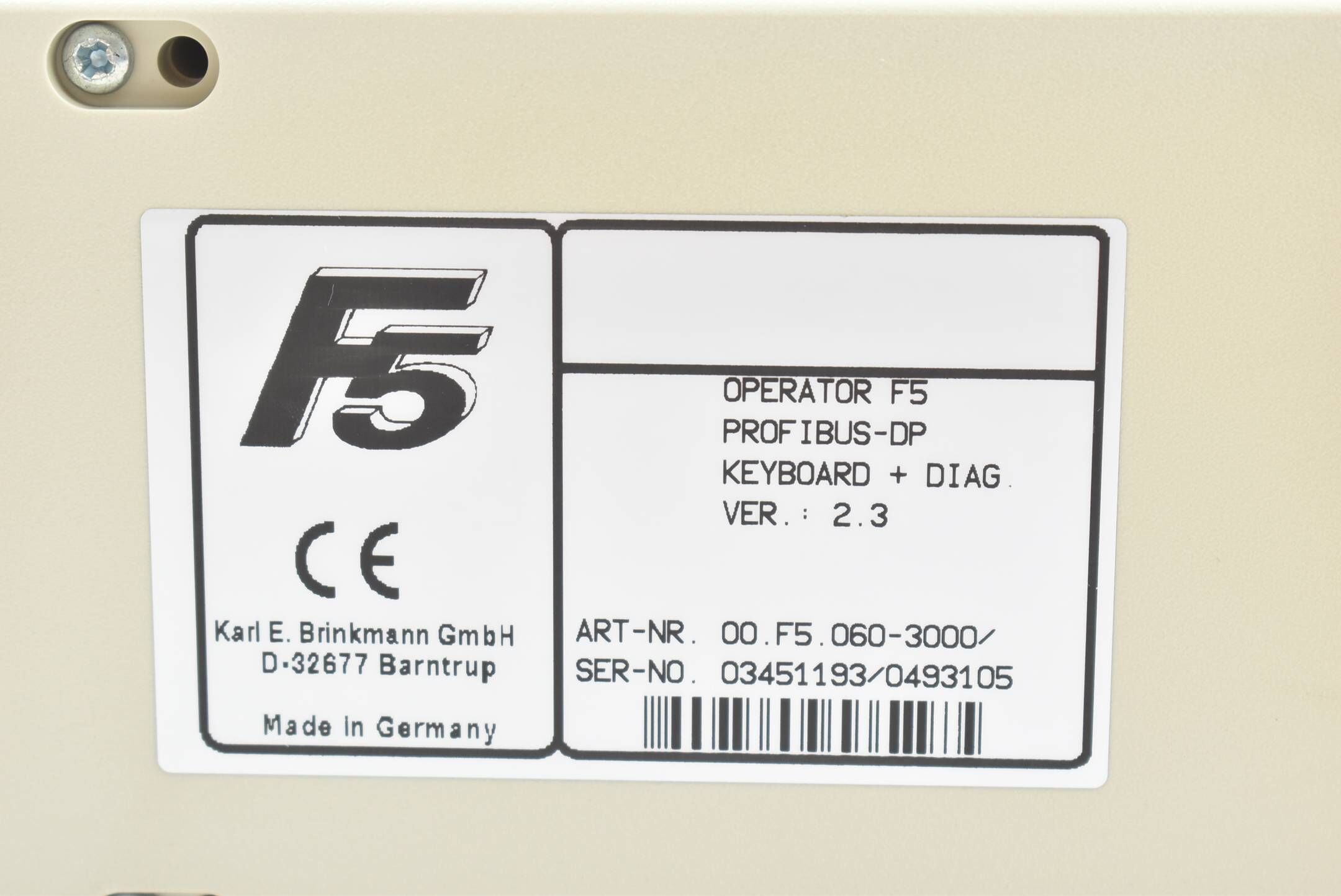 KEB combivert F5 305-440V 5,5kW 13.F5.A1D-39GA inkl. Keyboard