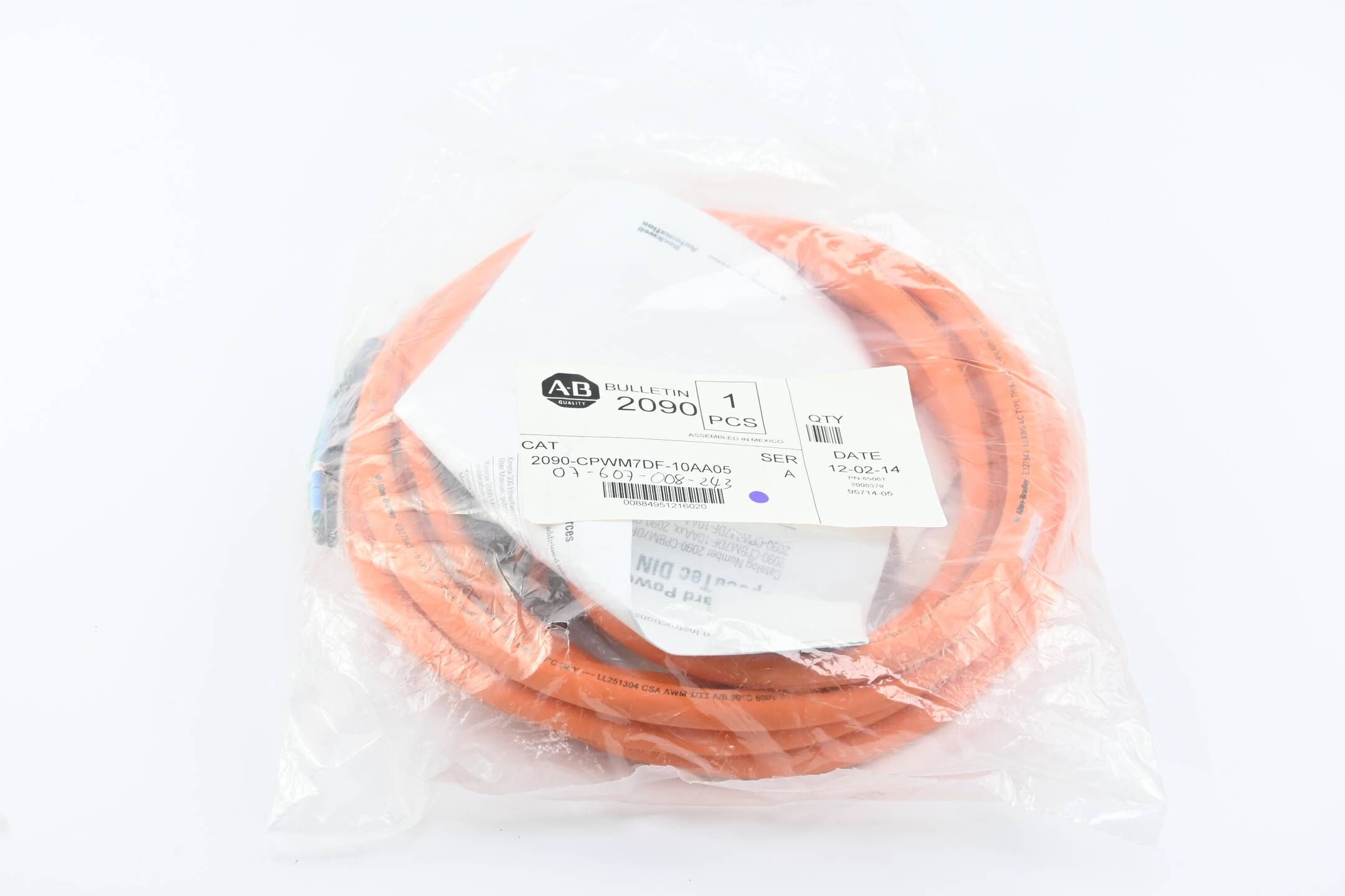 Allen Bradley Power Kabel 2090-CPWM7DF-10AA05 ( 5,00m )