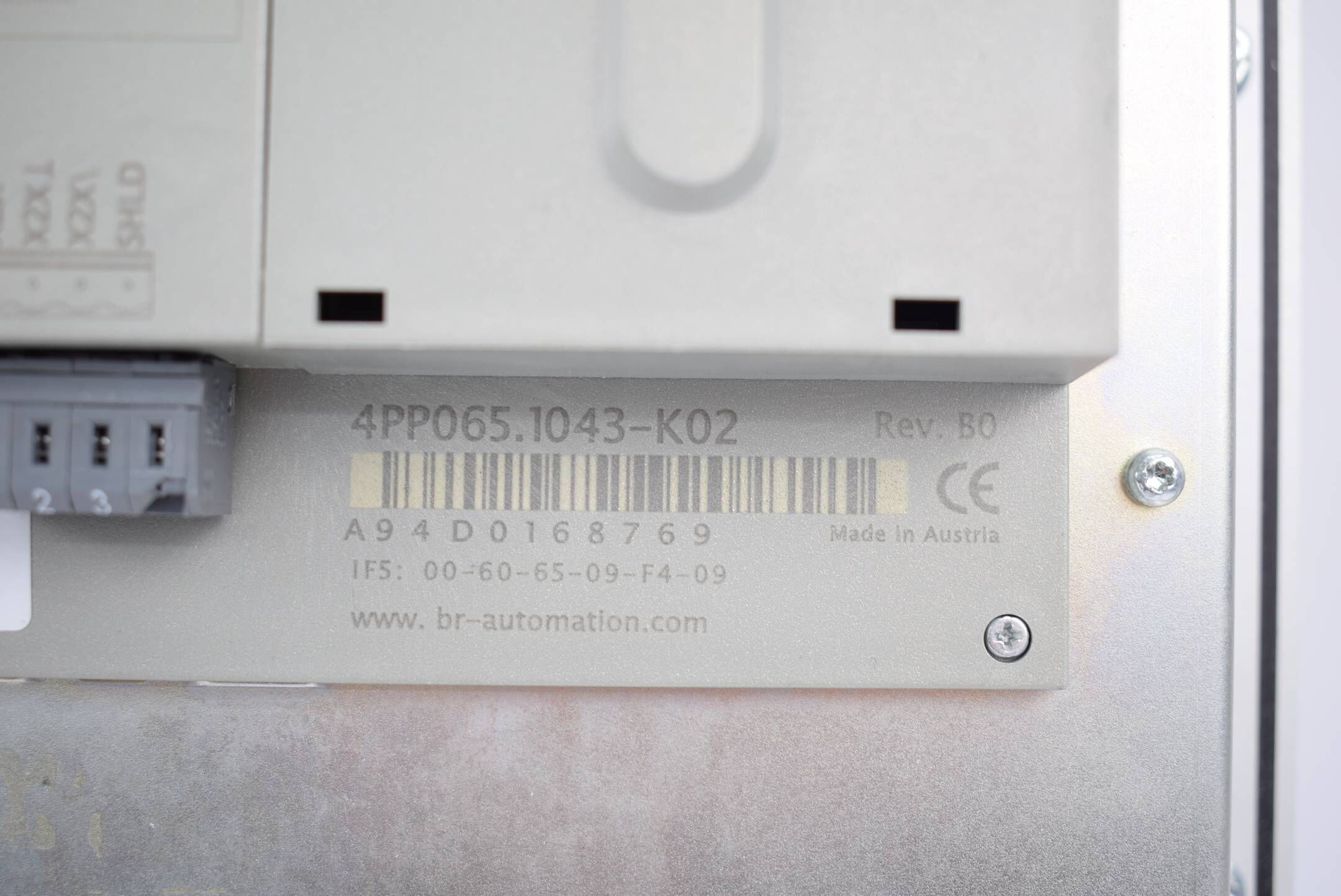 B&R Power Panel 10.4" VGA TFT Touch ( 4PP065.1043-K02 ) Rev.B0