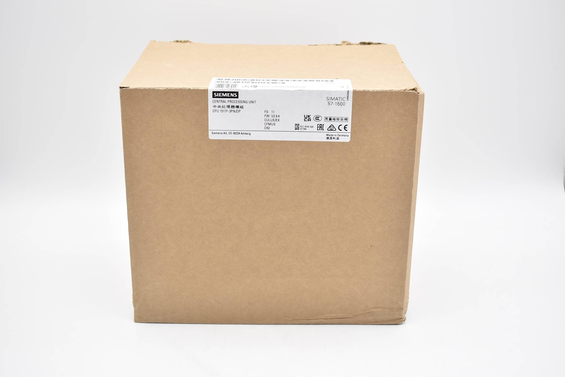 Siemens simatic S7-1500 CPU 1517F-3 PN/DP 6ES7 517-3FP00-0AB0 6ES7517-3FP00-0AB0