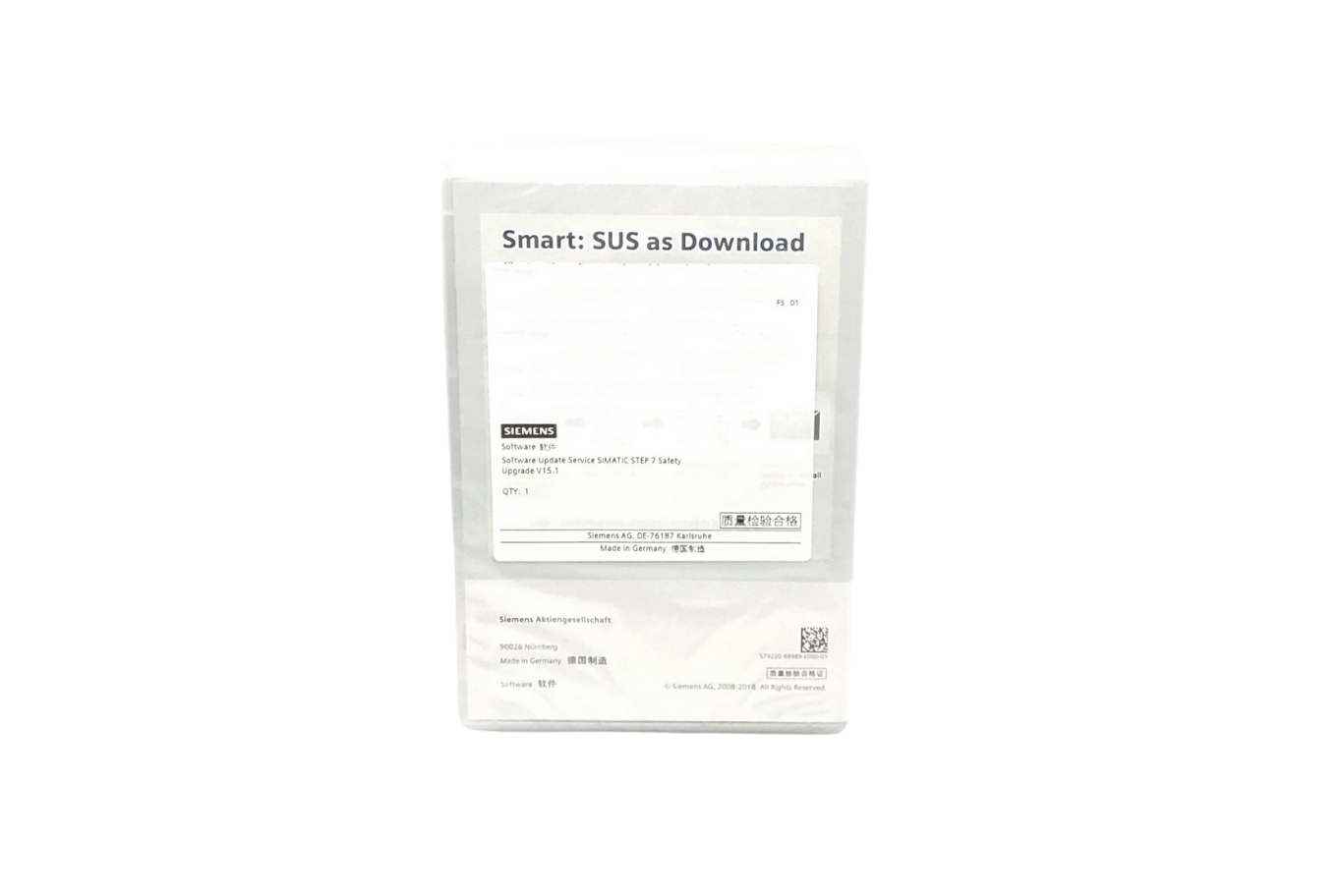 Siemens Simatic STEP 7 Safety Upgrade V15.1