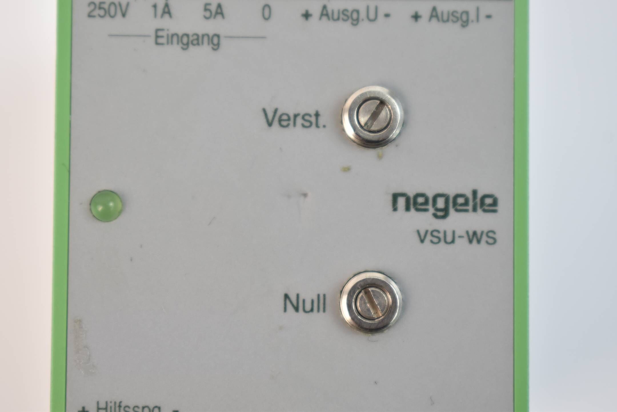 Negele Messumformer VSU-WS ( 0-1/5A AC 0-250VAC 0/4-20mA 0-10V )