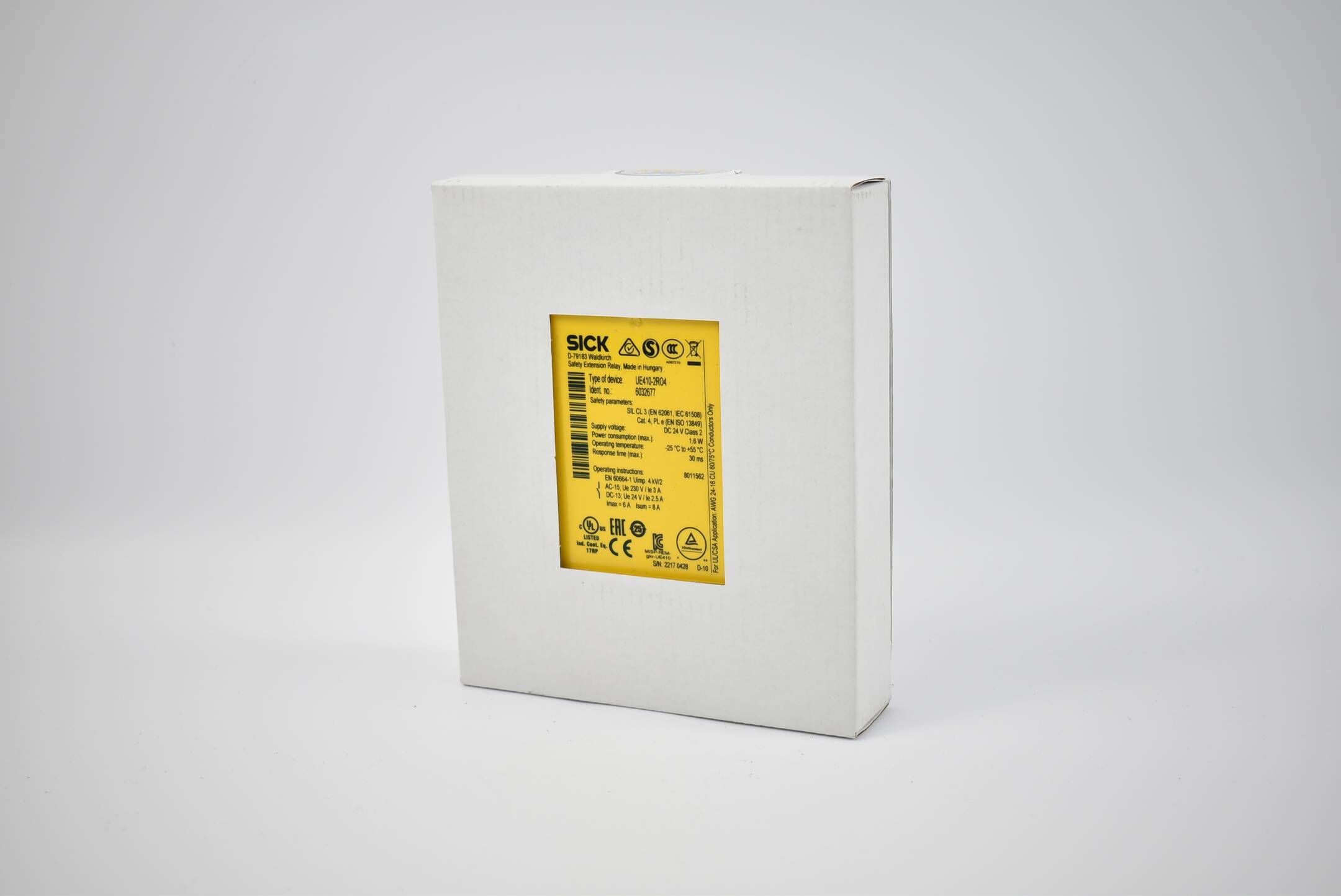 Sick Sicherheitsschaltgerät UE410-2RO4 ( 6032677 ) 24VDC 1,6W 30ms