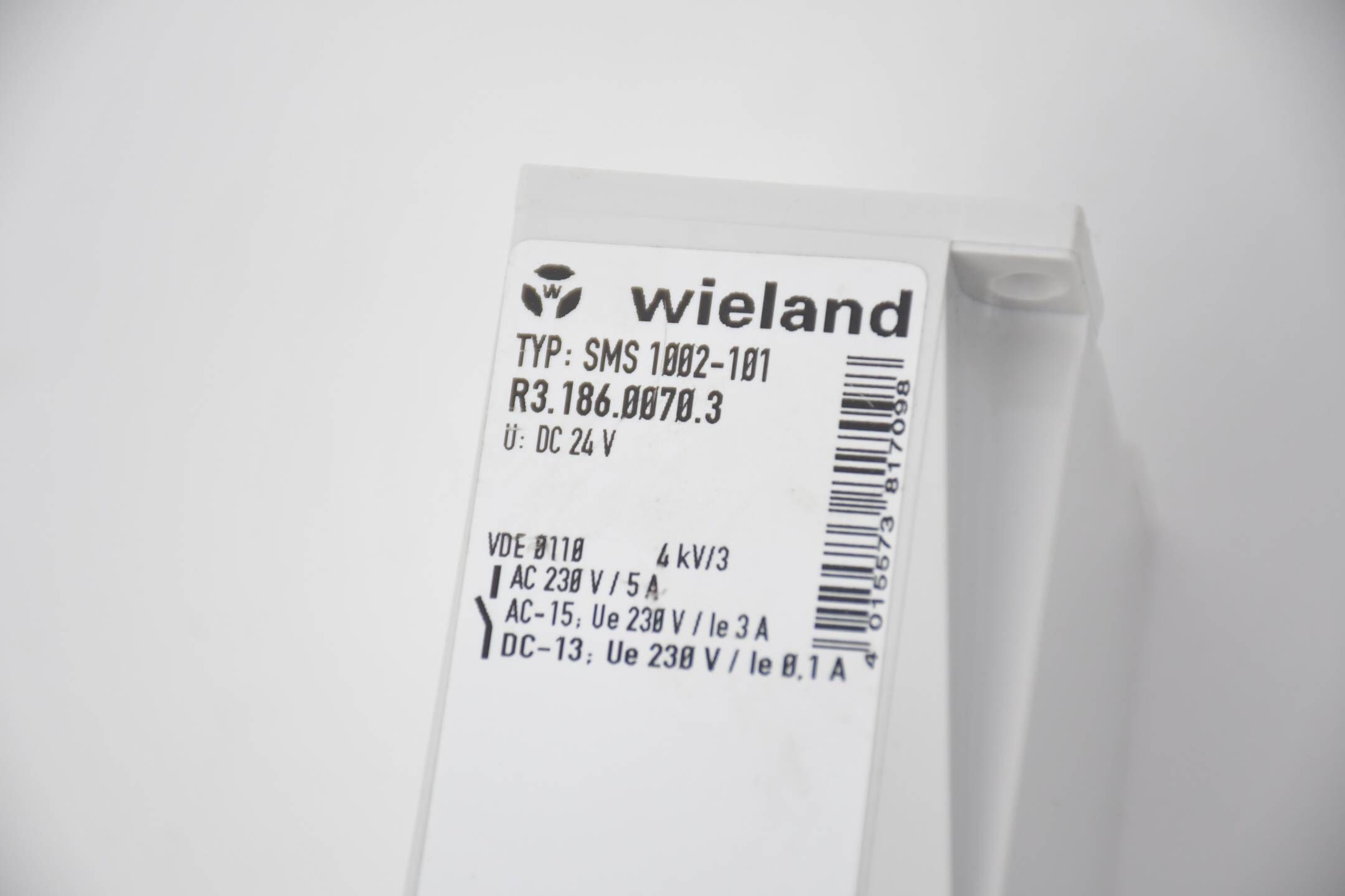 Wieland Schleicher Relais SMS 1002-101 ( R3.186.0070.3 )