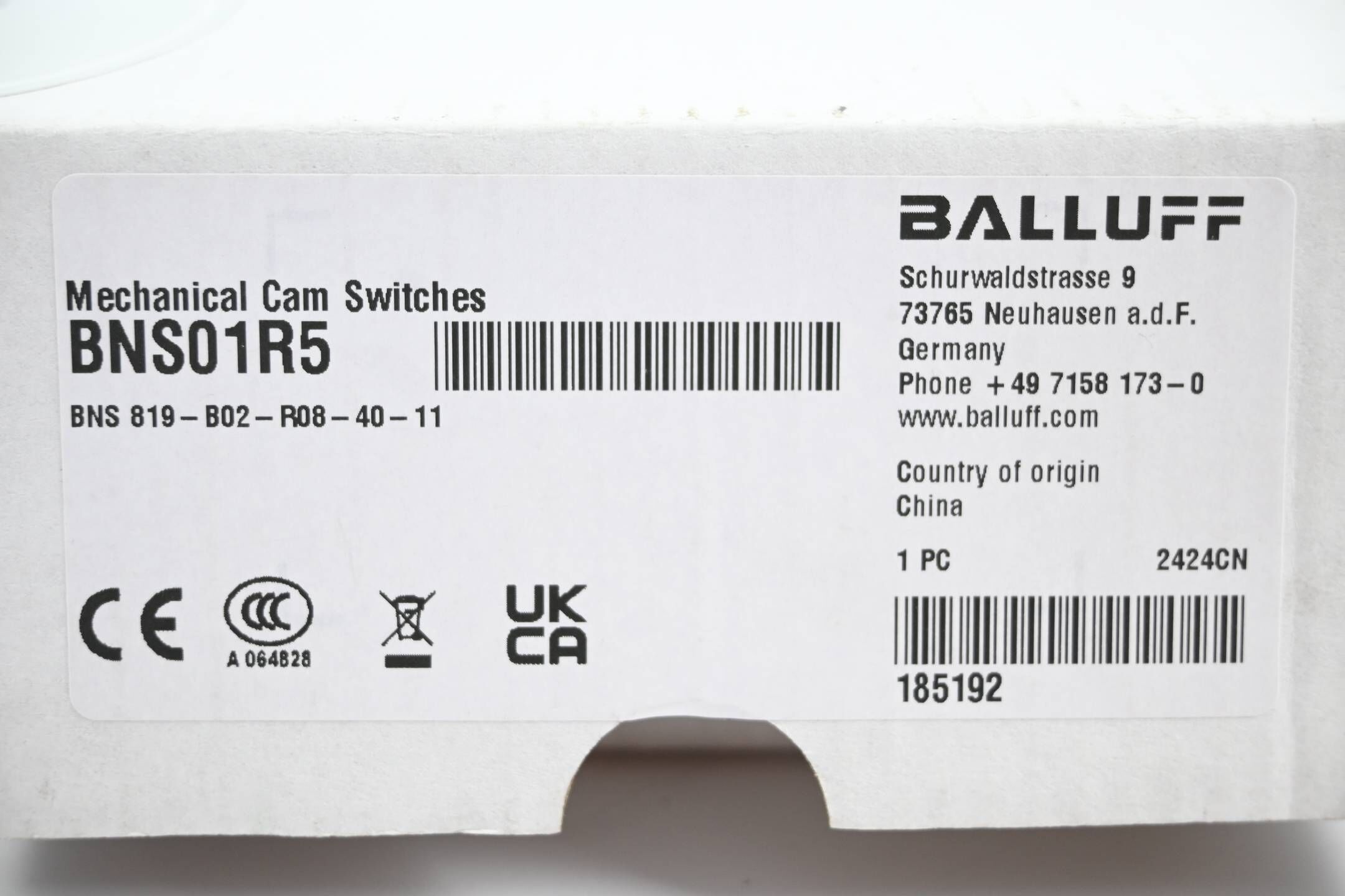 Balluff Reihenpositionsschalter BNS01R5 ( BNS 819-B02-R08-40-11 )