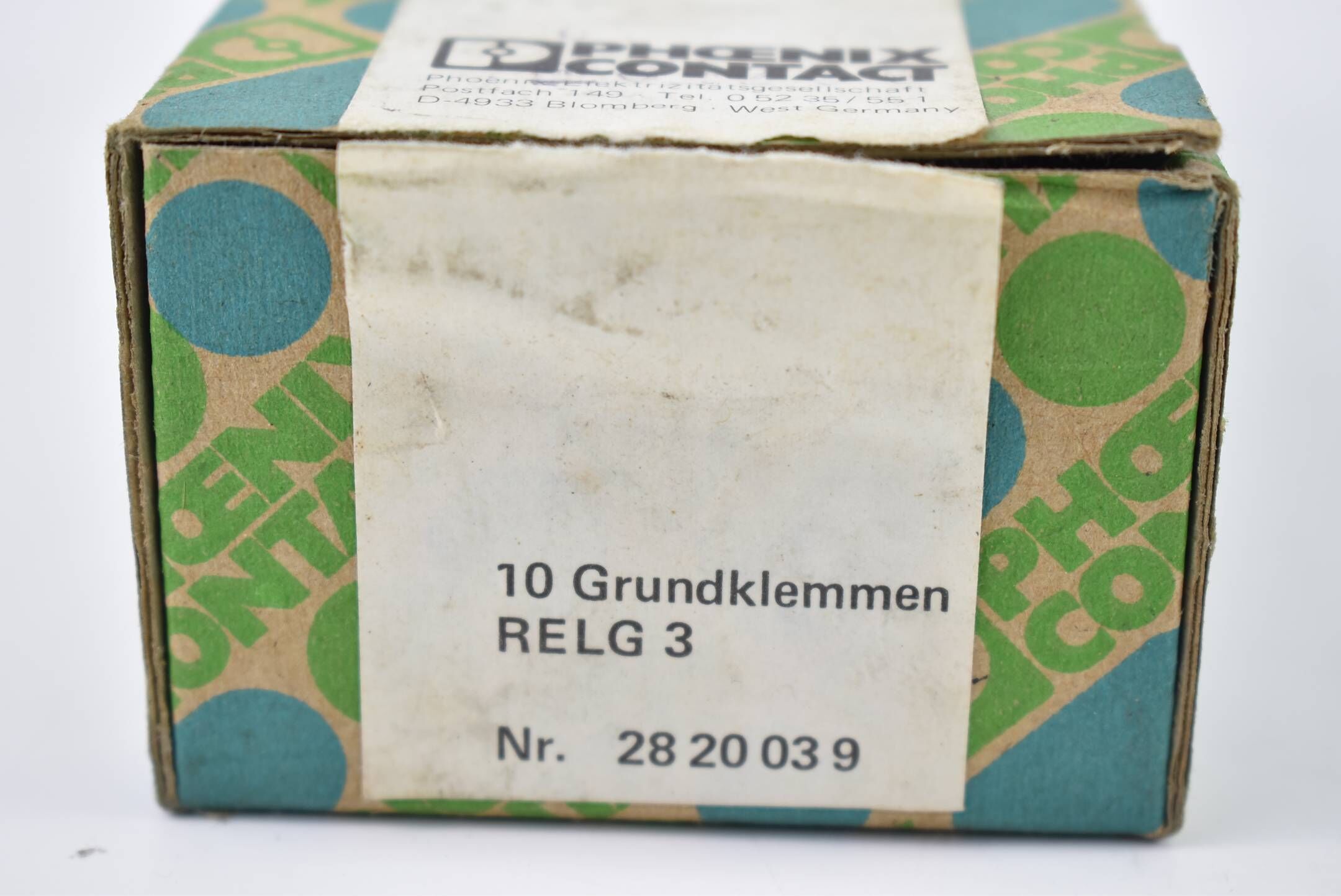 Phoenix Contact 10 Grundklemmen RELG 3 2820039