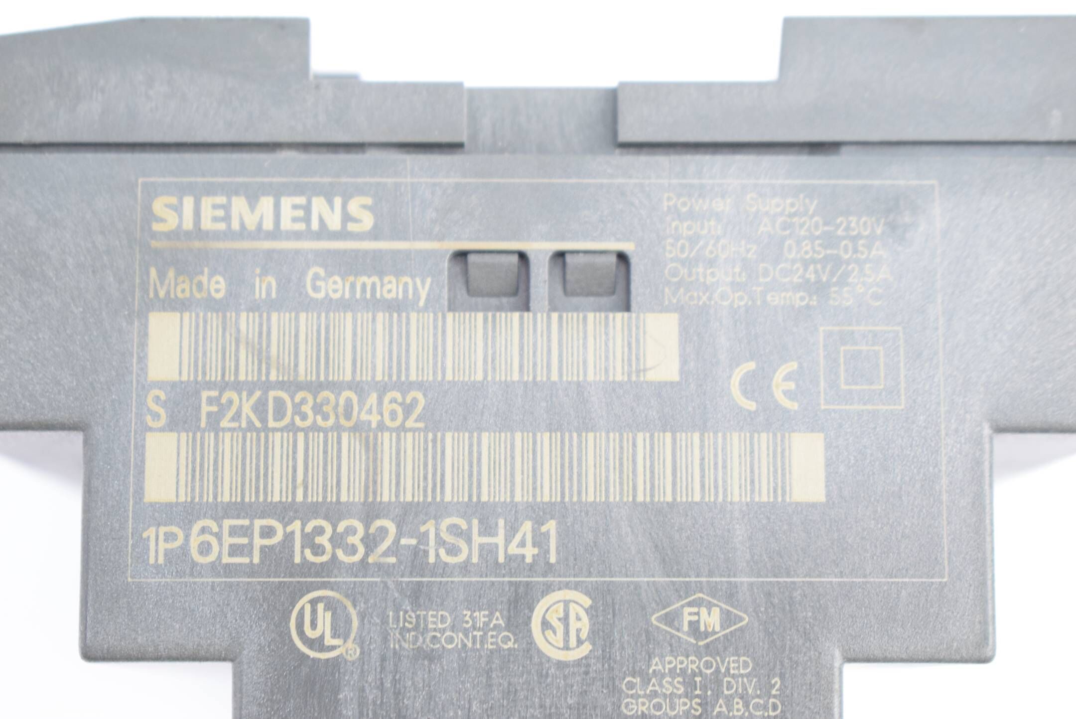 Siemens logo! Power 2.5 Stromversorgung 6EP1332-1SH41 ( 6EP1 332-1SH41 )