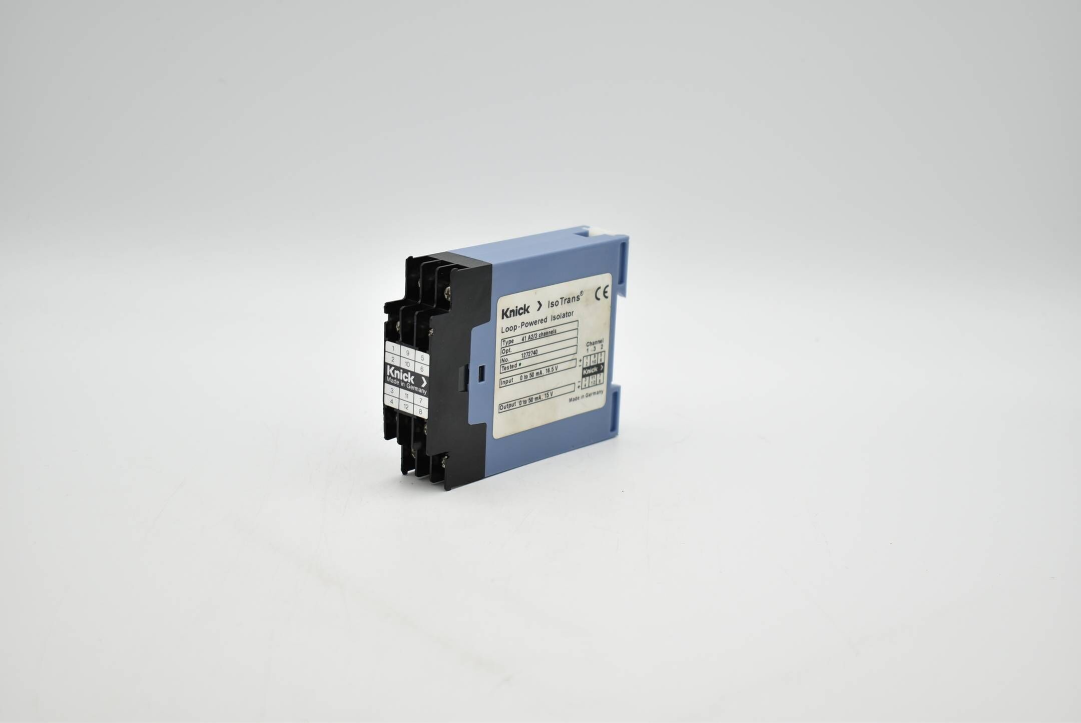 Knick IsoTrans Loop-Powered Isolator 1272740 ( 41 A2/3 channels )