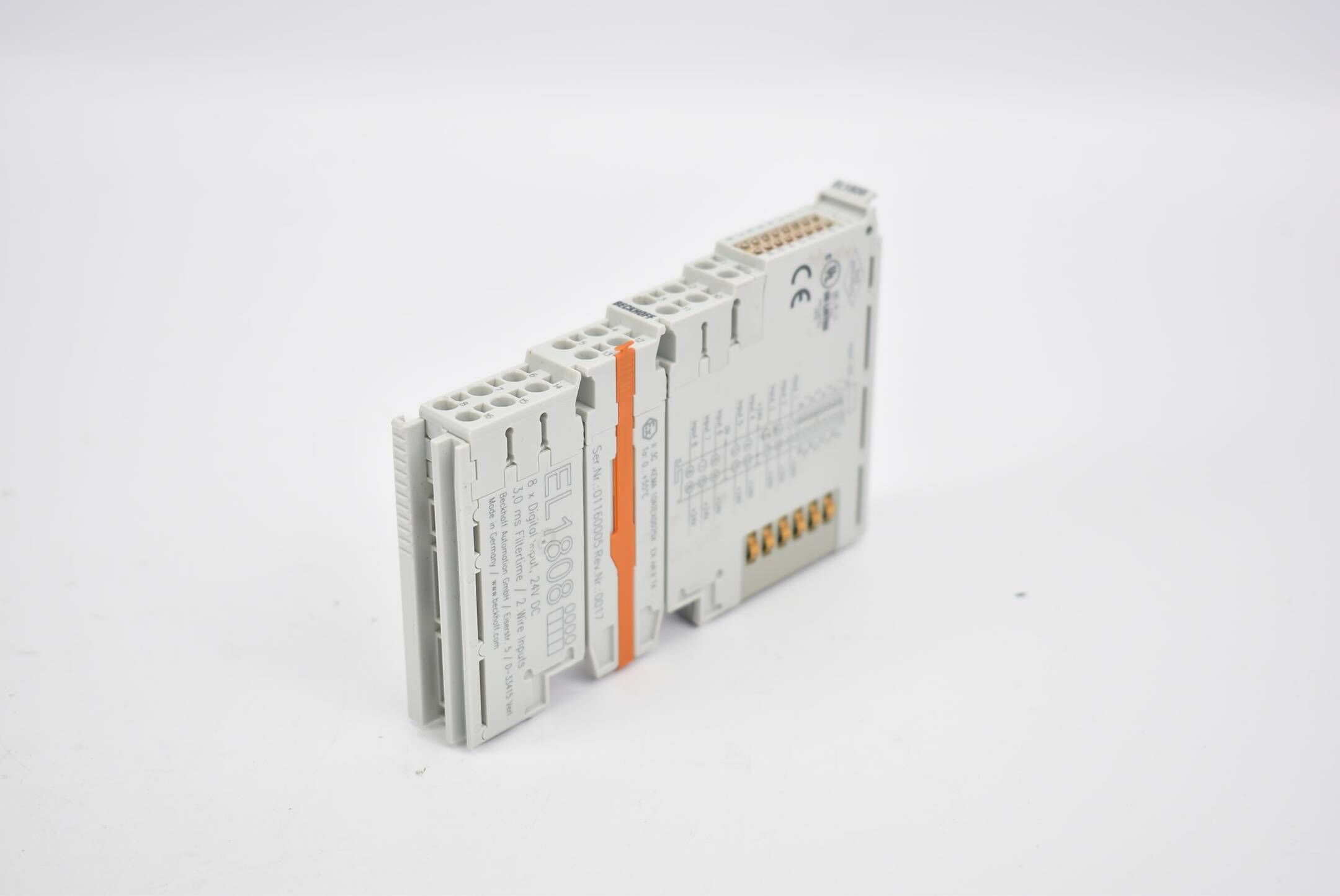 Beckhoff EtherCAT-Klemme 8-Kanal-Digital-Eingang 24 VDC 3 ms EL1808 ( EL 1808 )