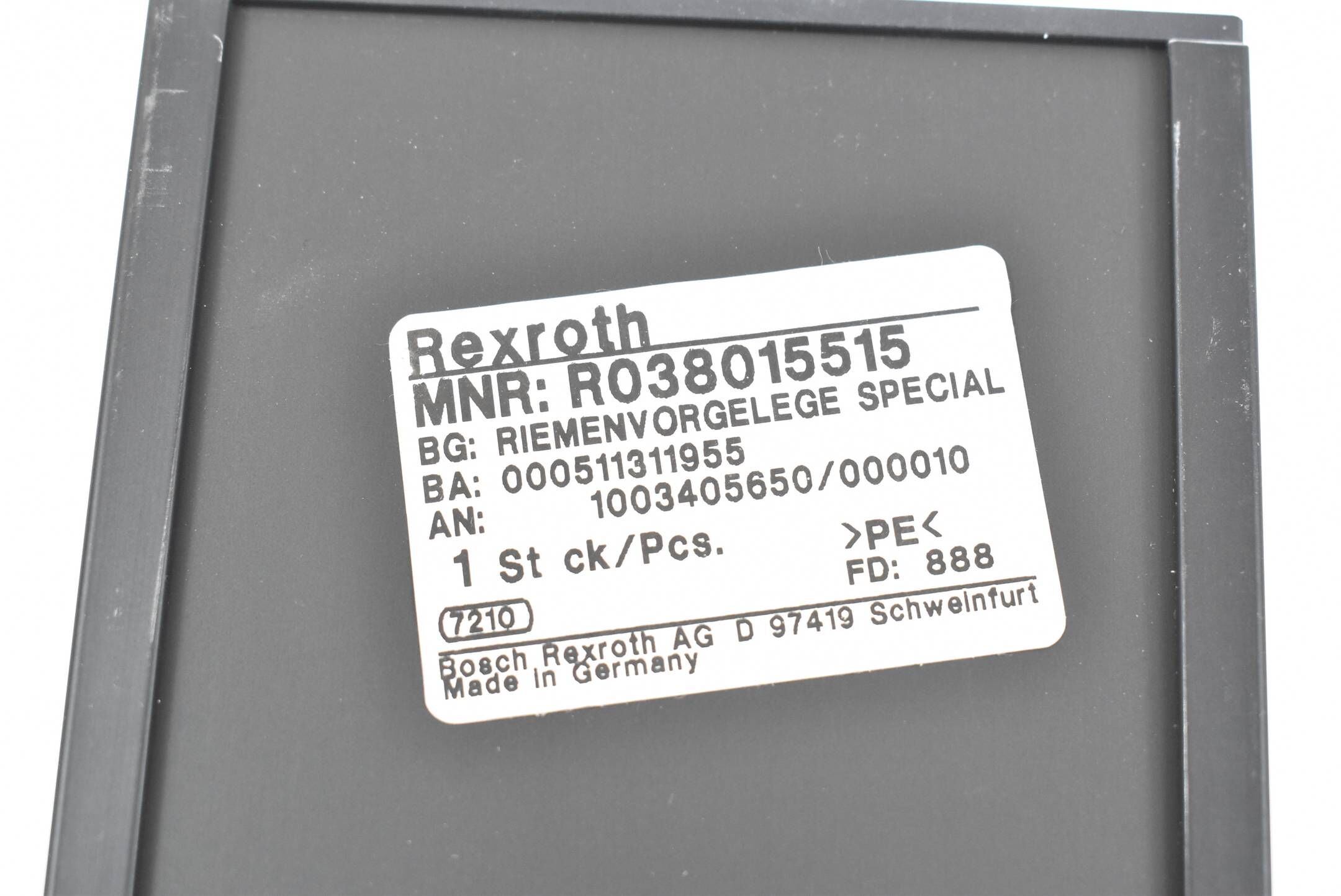 Rexroth Riemenvorgelege Special BG R038015515
