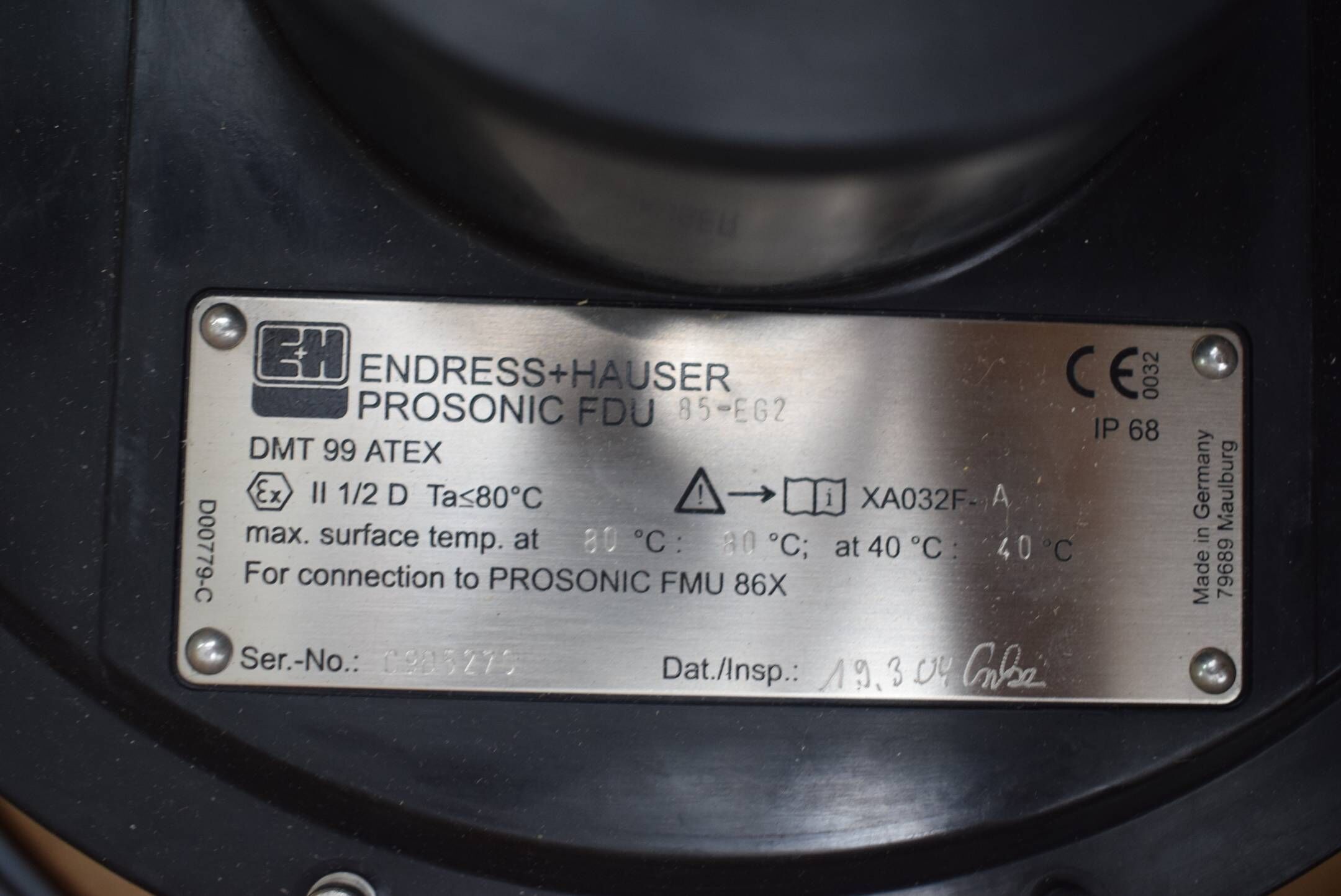 Endress+Hauser DMT 99 ATEX E 046