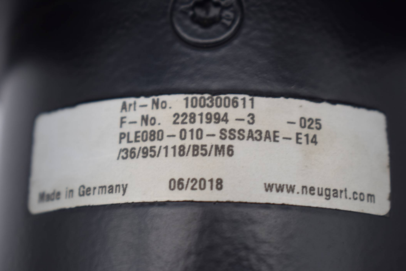 Baumüller AC Motor DSC1-050SO20U-08-37-TOA-YPP-K-AN-A+AG1 inkl. PLE080 Getriebe