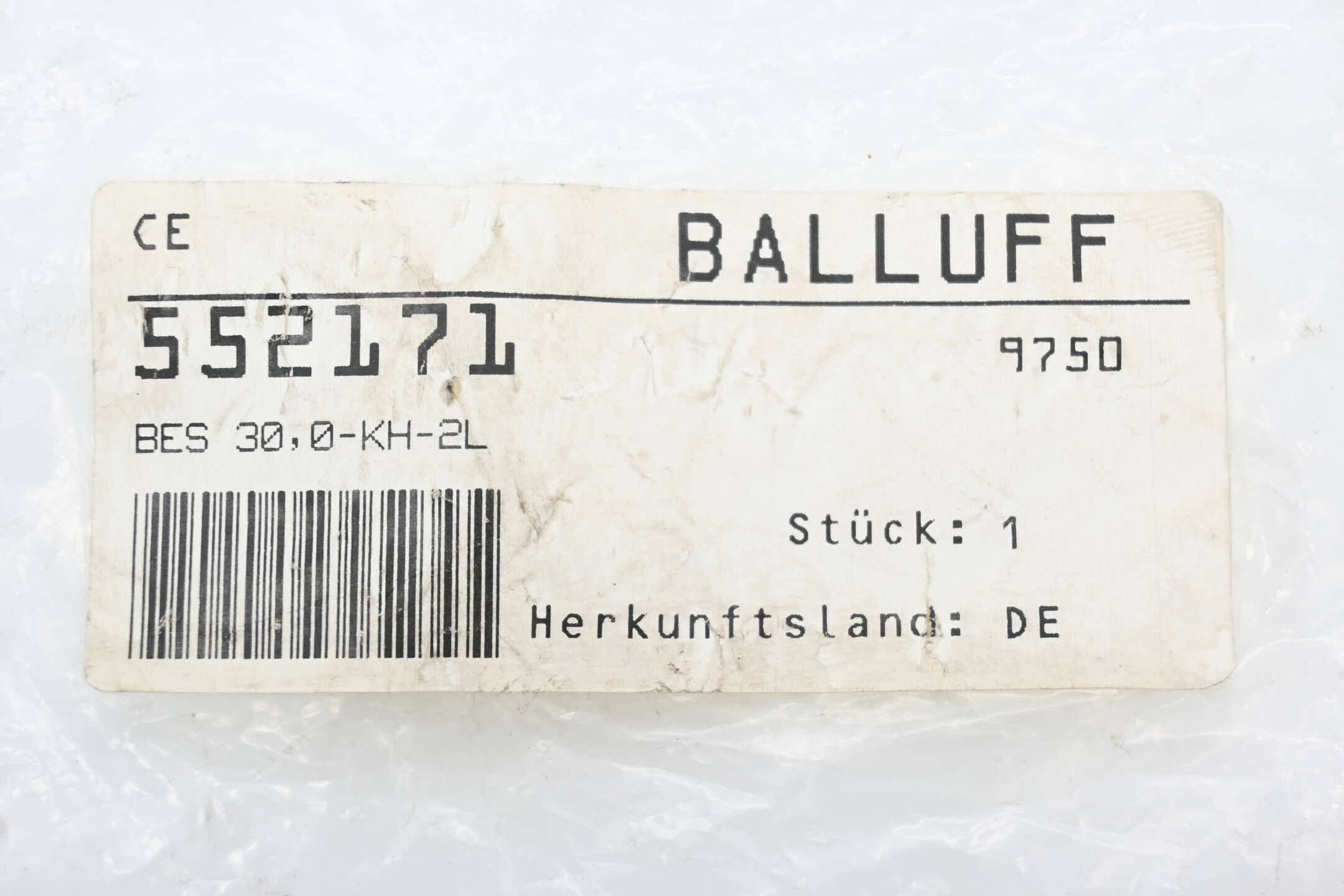 Balluff BAM00J4 Klemmhalter m. Festanschlag für Näherungsschalter BES 30,0-KH-2L