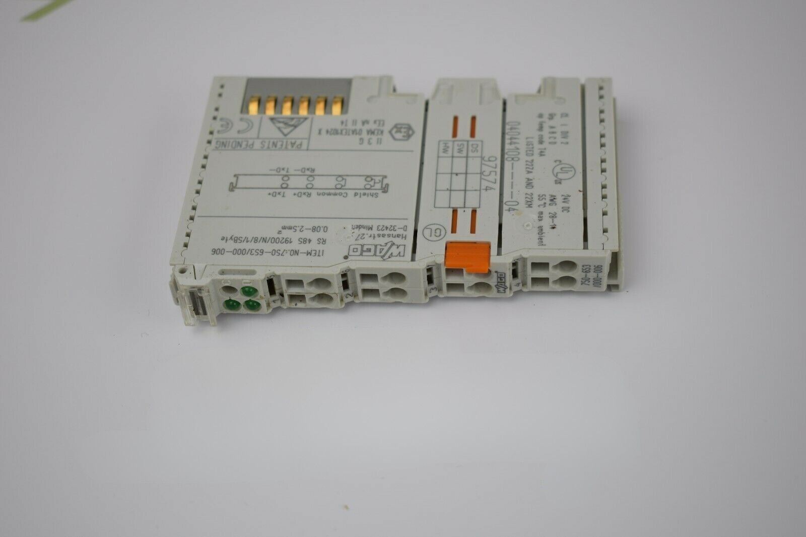 WAGO I/O System: 1-Kanal-Schnittstellenmodul RS-485 750-653/000-006