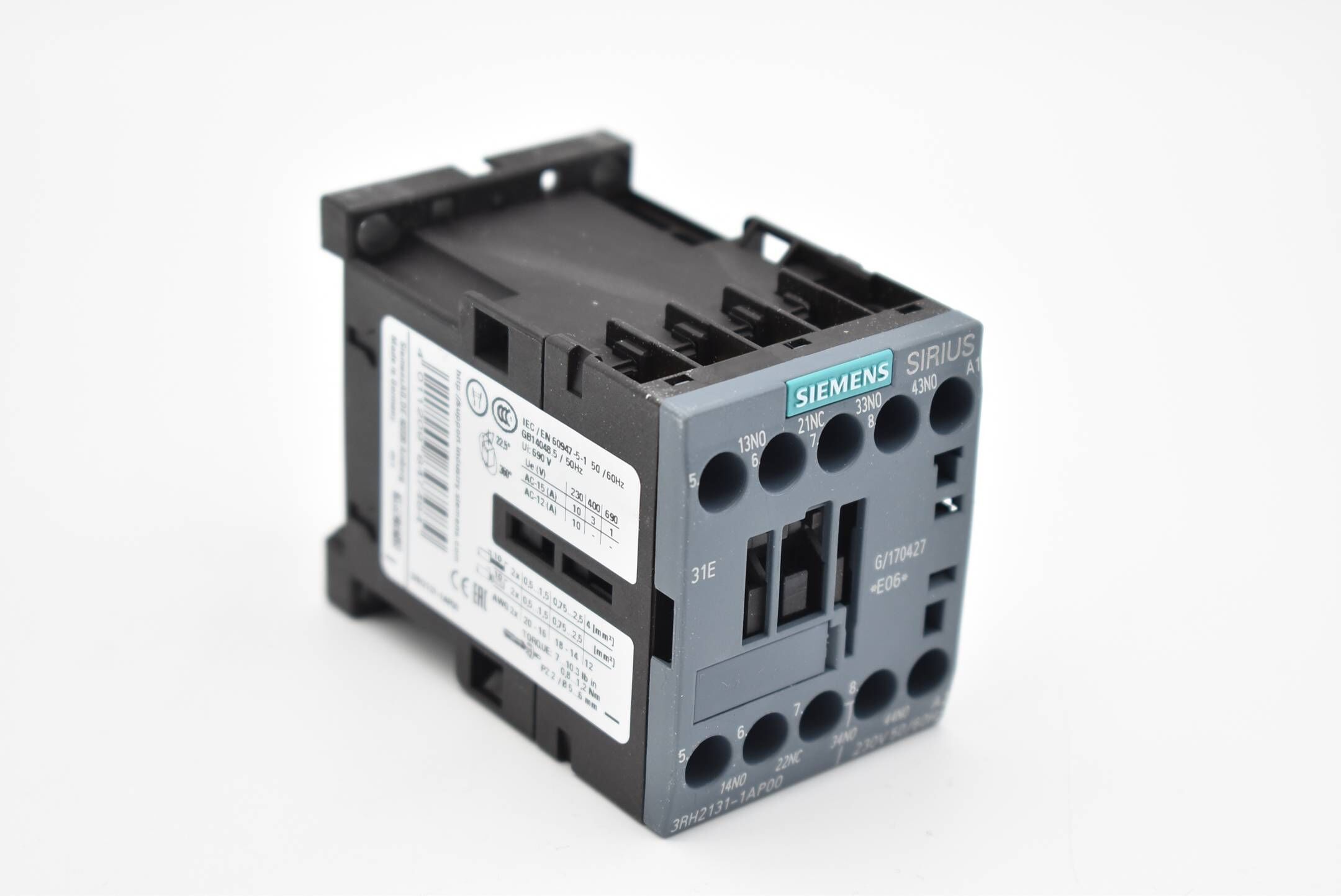 Siemens Sirius Hilfsschütz 3RH2131-1AP00 ( 3RH 2131-1AP00 )