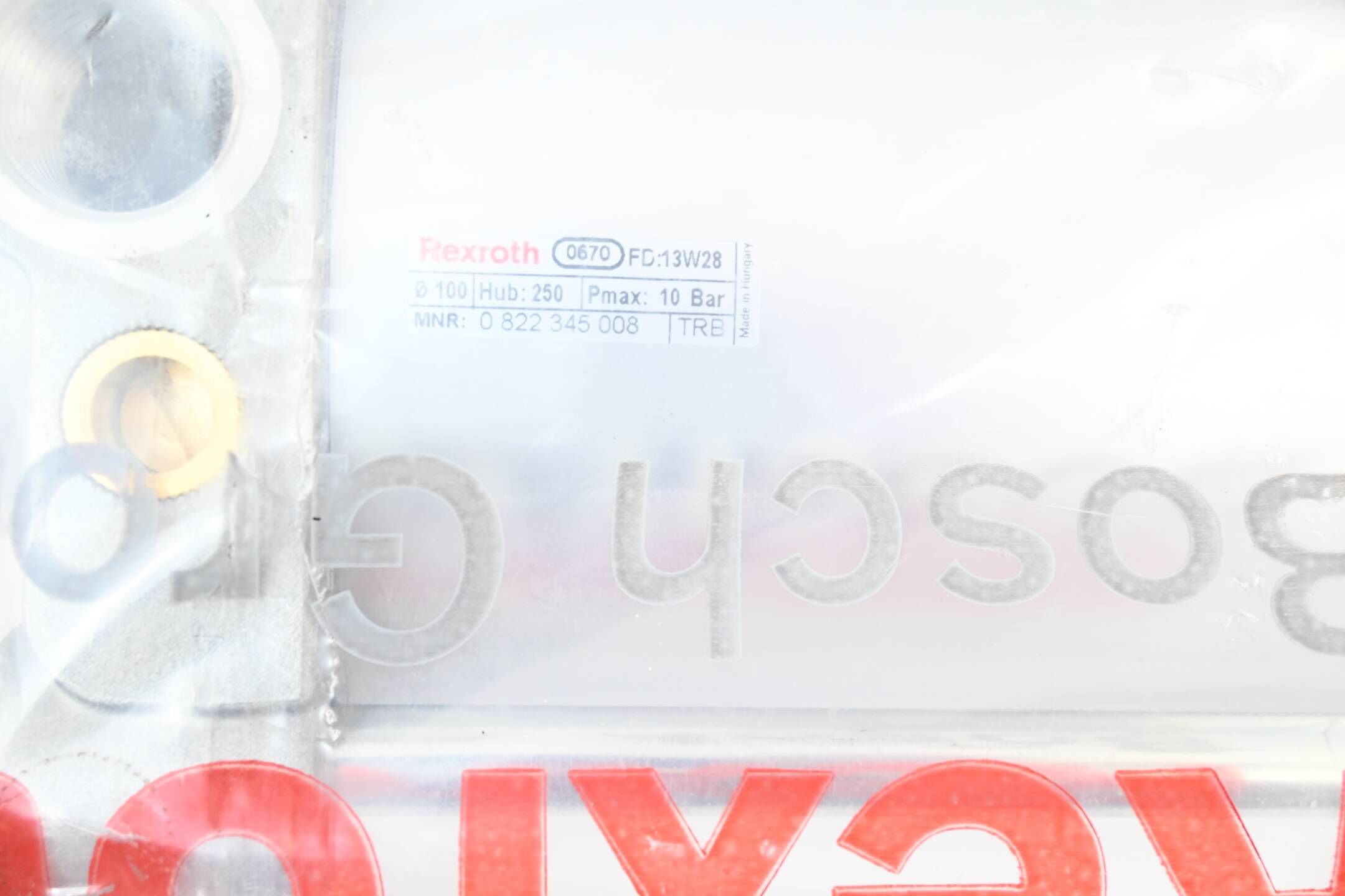 Rexroth Pneumatikzylinder 0 822 345 008 ( 0822345008 ) Ø 100 H: 250