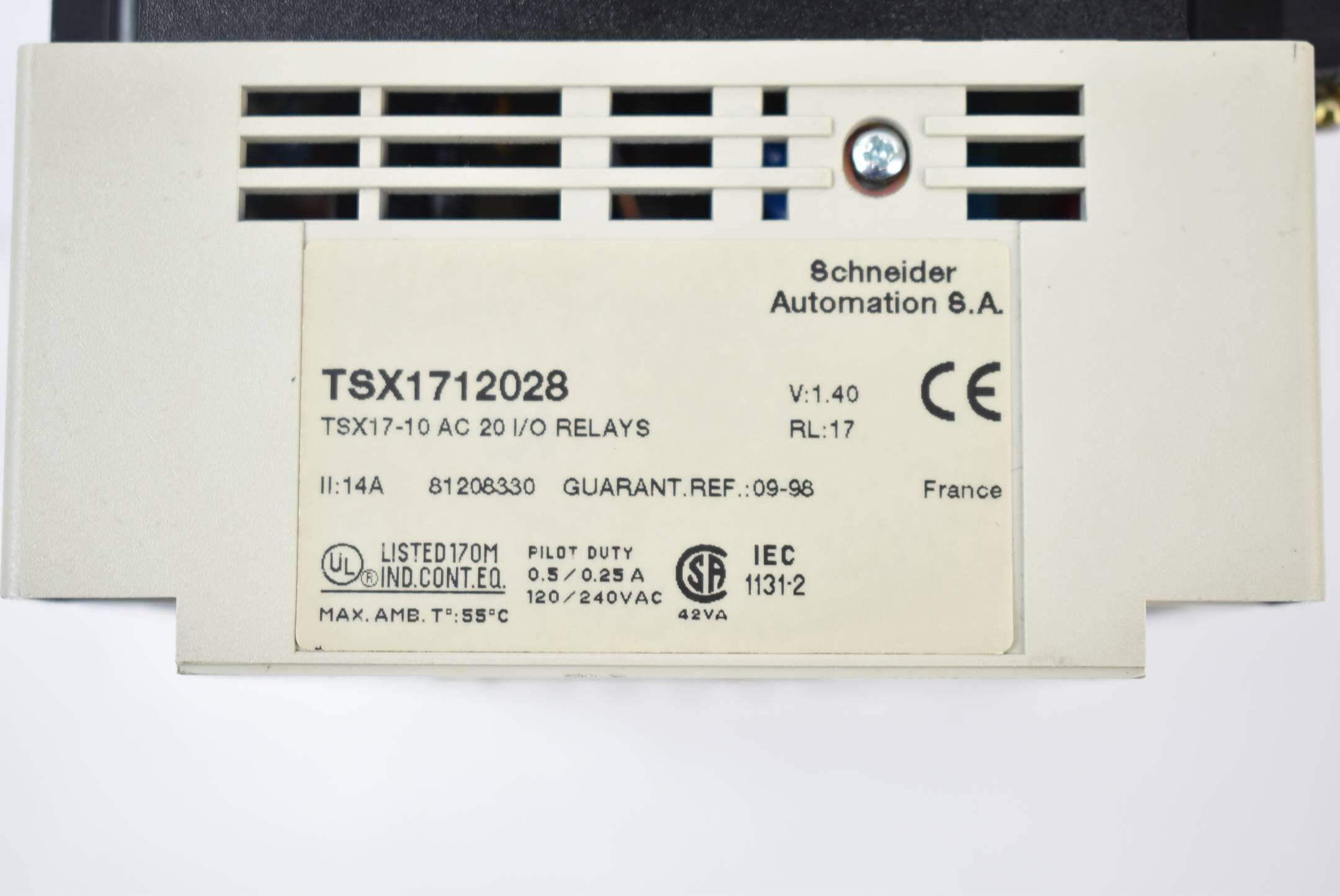 Schneider Automation Telemecanique TSX 17 Steuerung TSX1712028