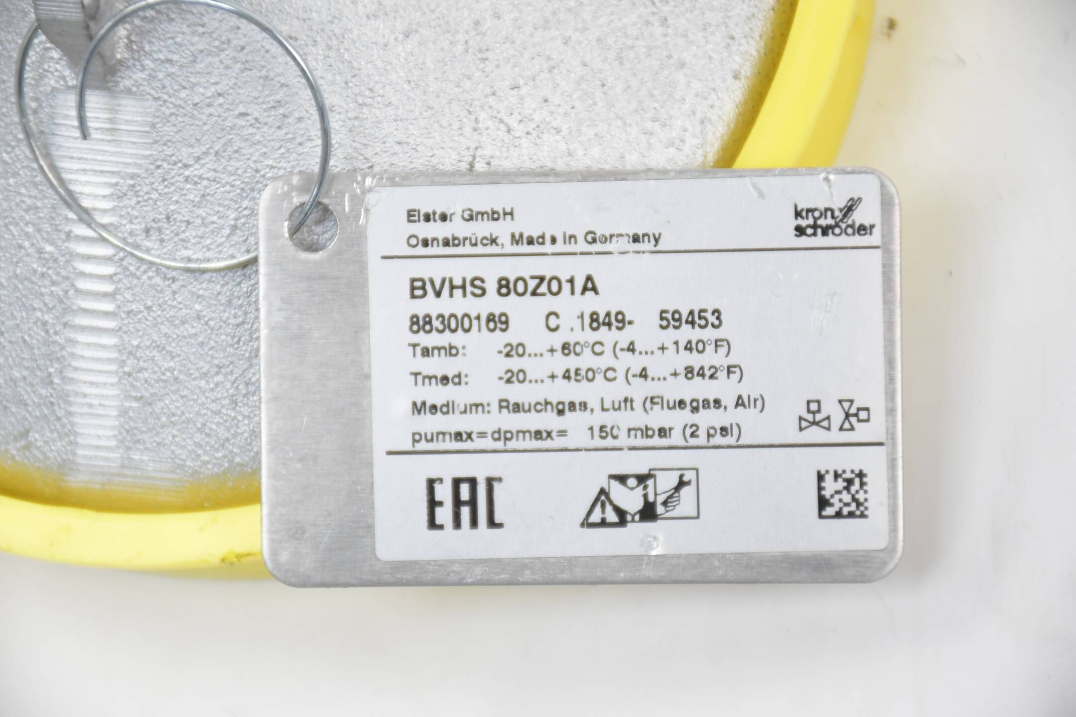 Elster Krom Schröder Drosselklappe BVHS 80Z01A 88300169 ( BVHS80Z01A )