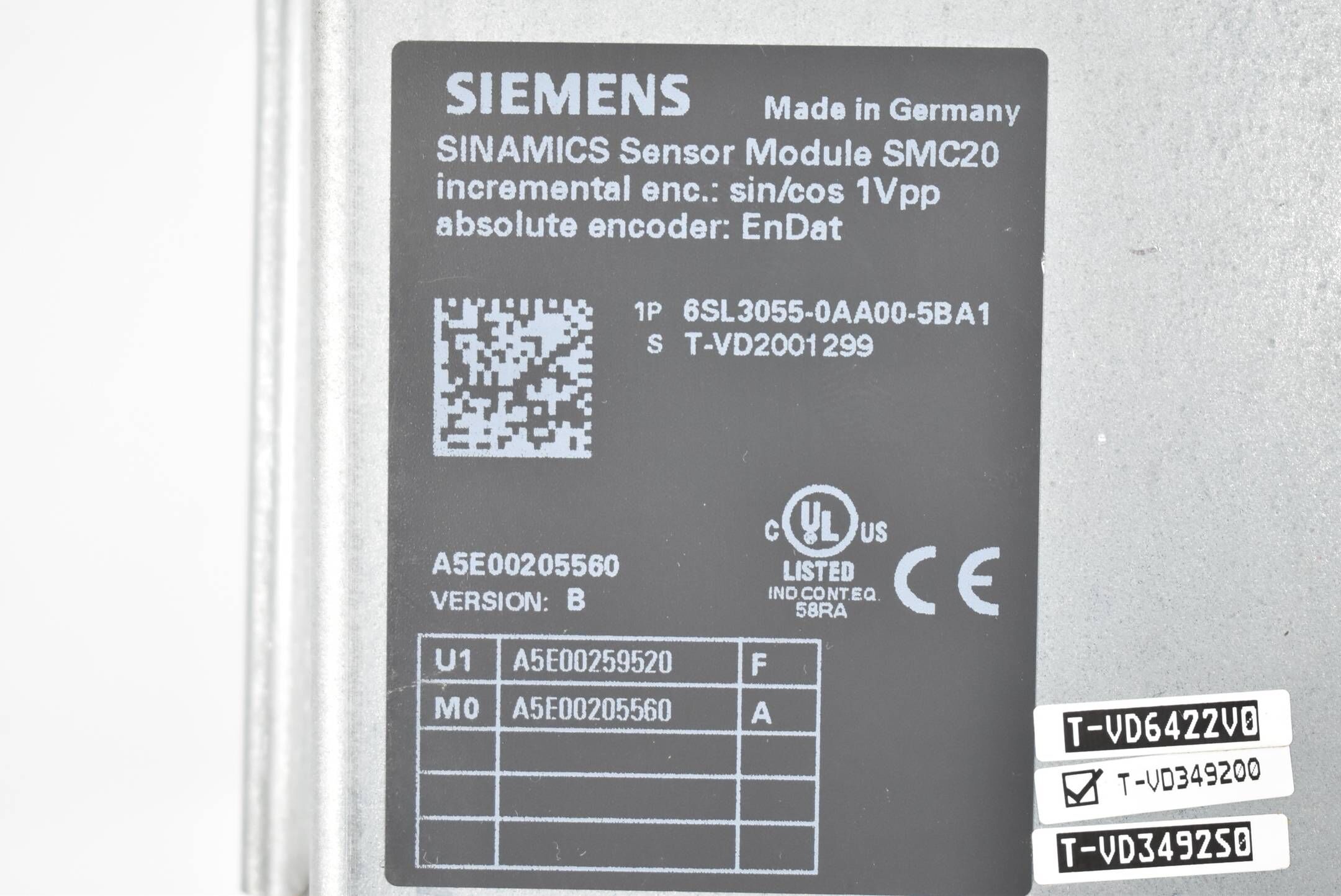 Siemens sinamics Sensor Modul 6SL3055-0AA00-5BA1 ( 6SL3 055-0AA00-5BA1 )