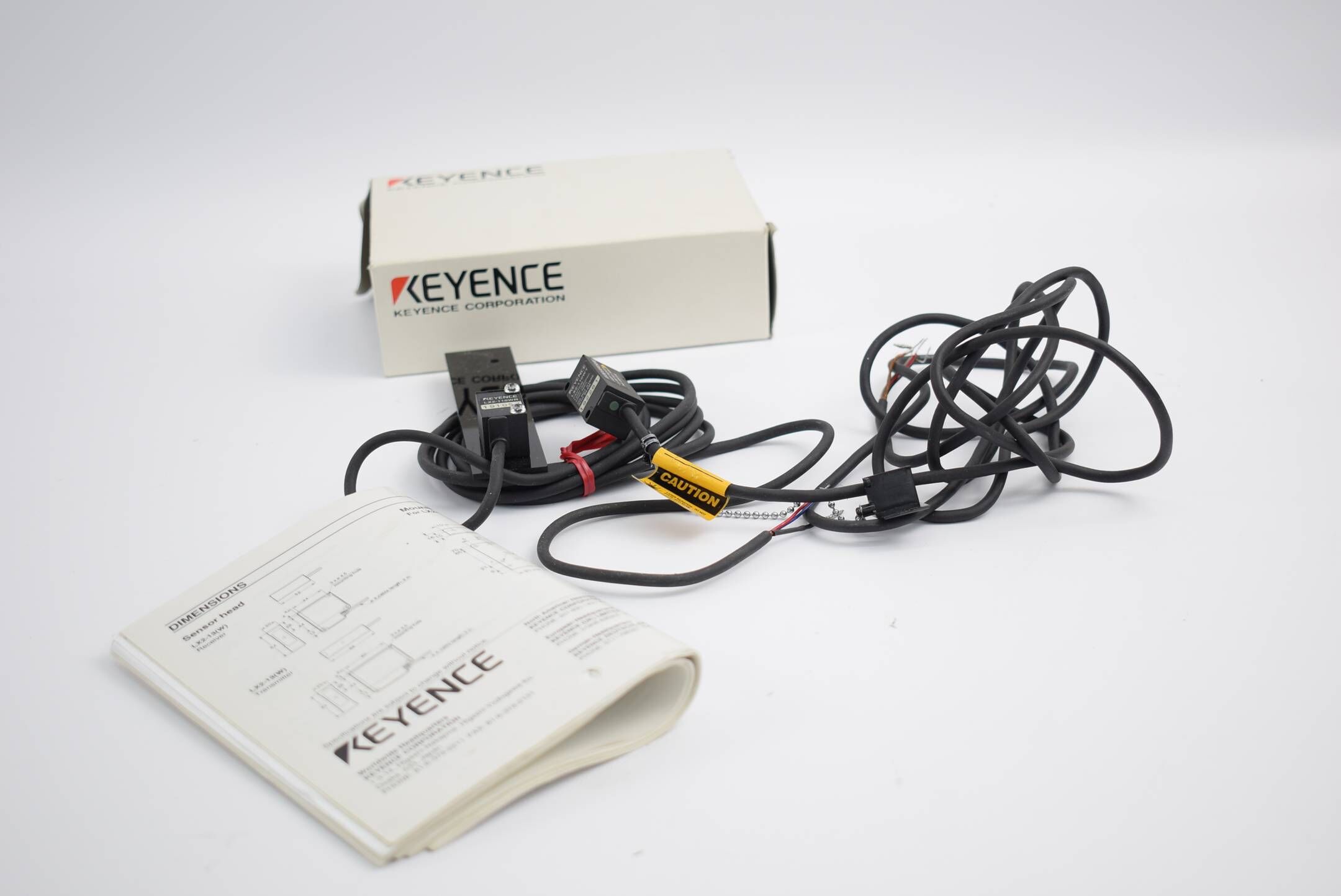 Keyence Messkopf LX2-110W 0-300mm 300-2000mm LX2-110WR + LX2-110WT ( 191057 )