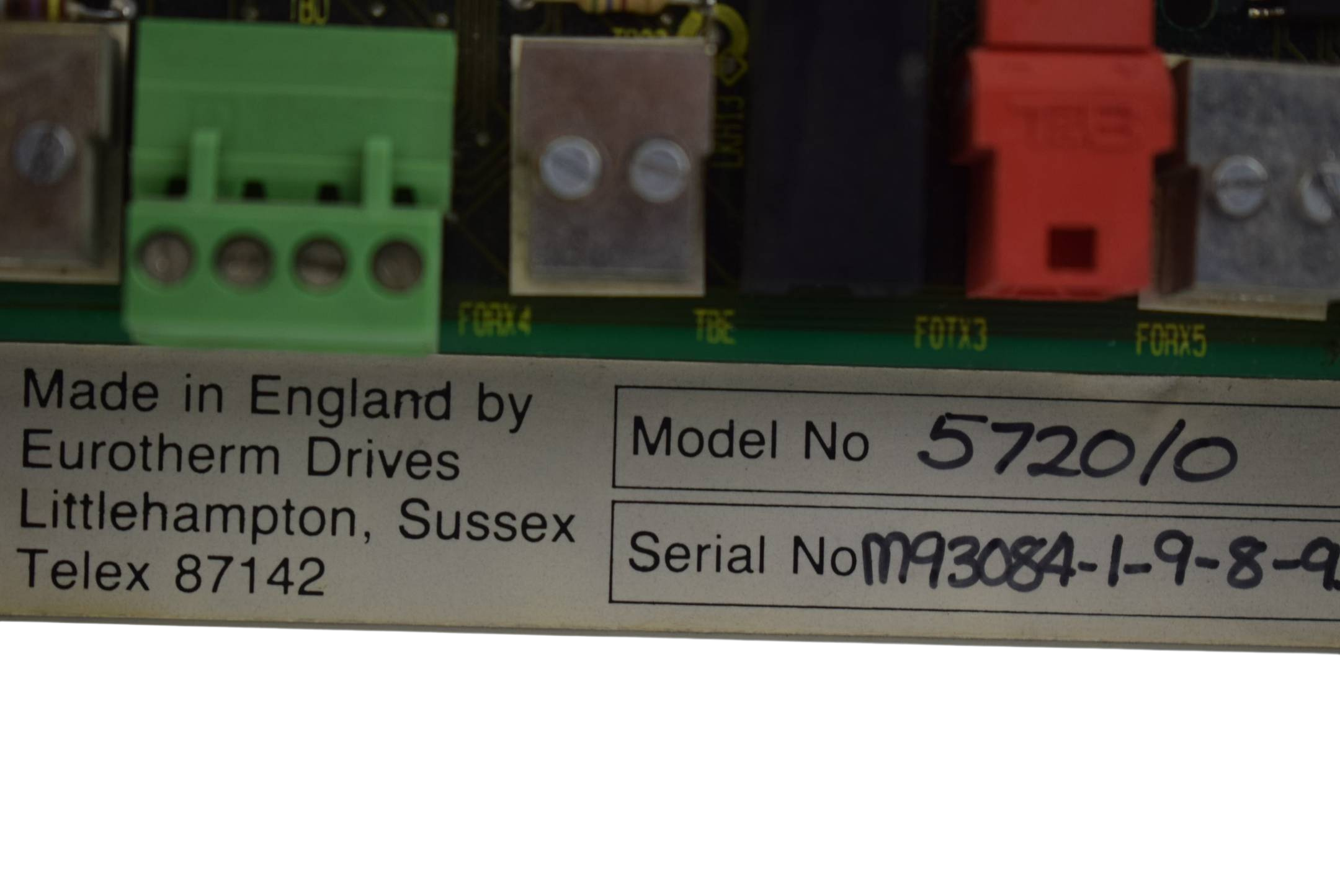 Eurotherm Drives quadraloc prec Controller SSD 5720 ( 5720/0 )