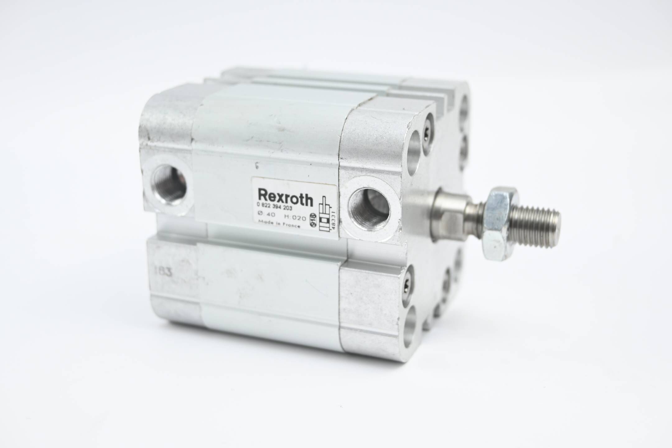 Rexroth Pneumatikzylinder 0 822 394 203 ( 0822394203 ) ⌀40 H:020