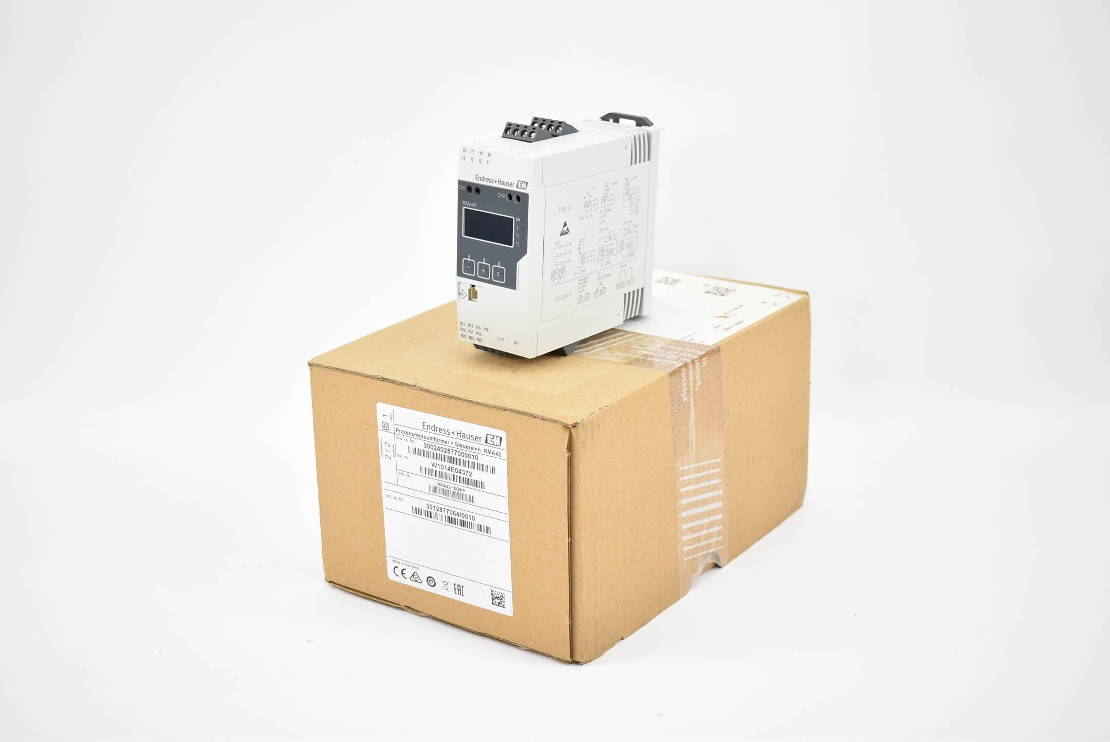 Endree+Hauser Prozessmessumformer + Steuereinheit RMA42 ( RMA42-10Q9/0 )