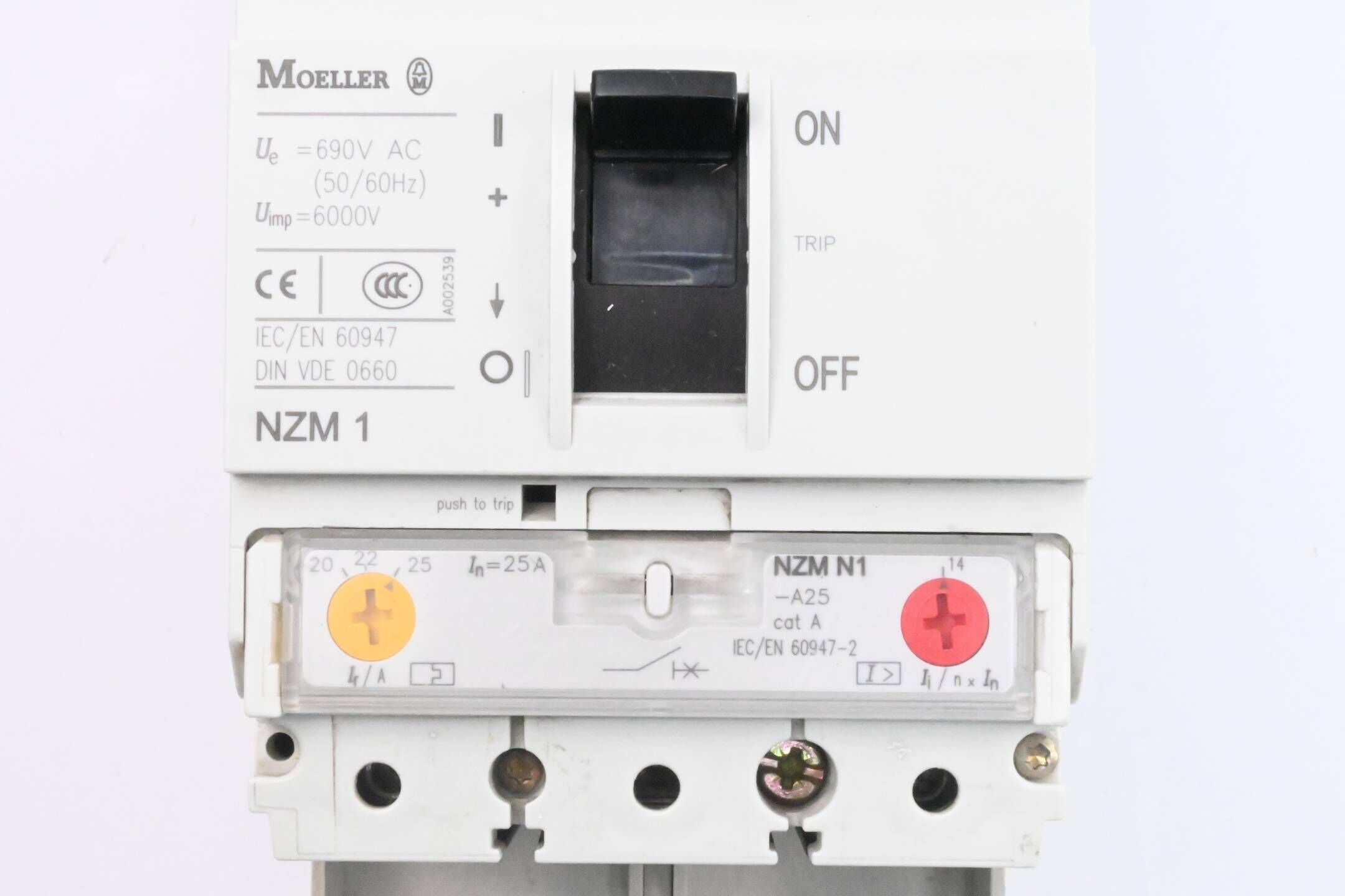 Moeller Leistungsschalter NZM 1 inkl. NZM N1-A25 + AD100/10