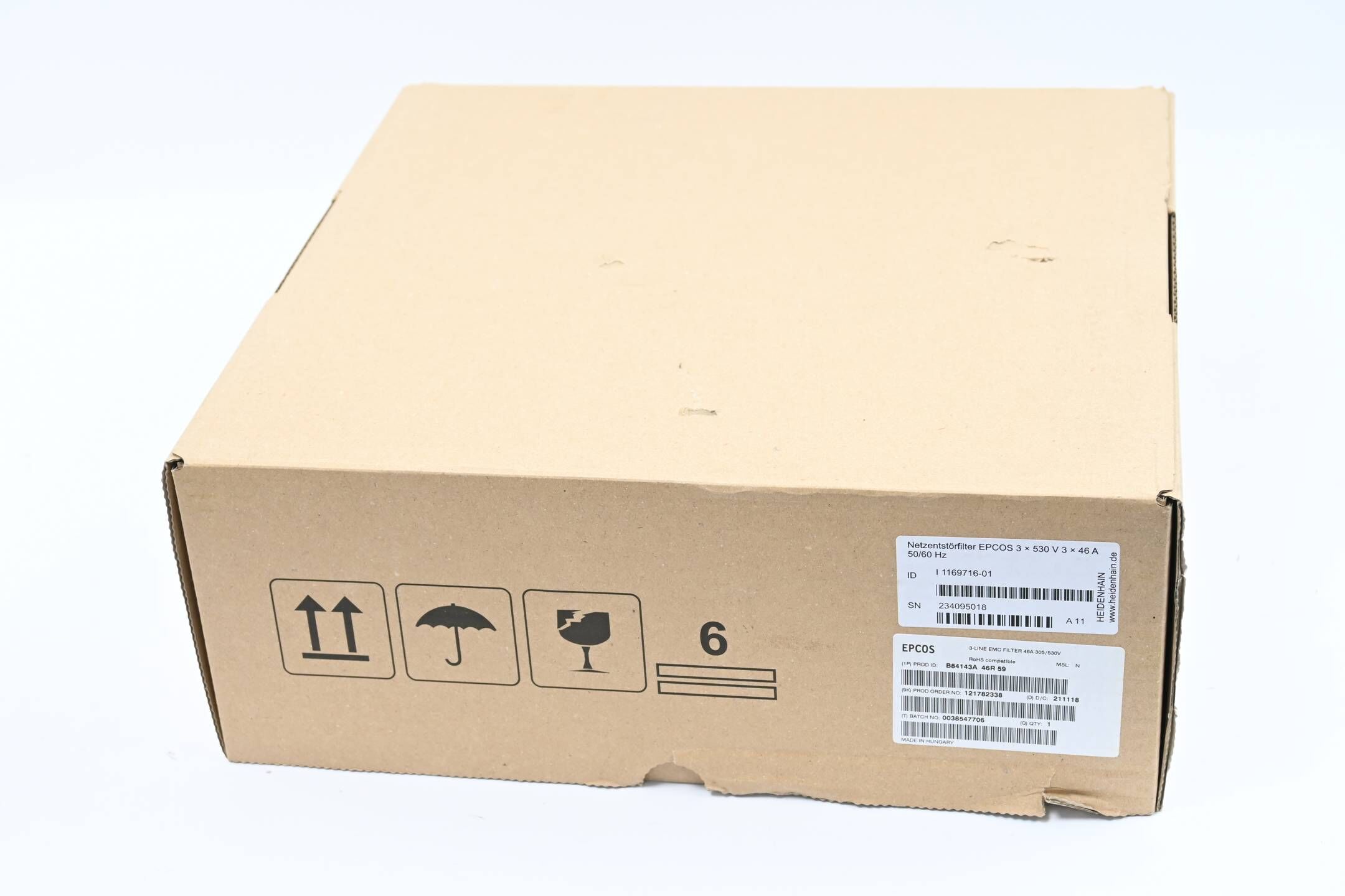 Heidenhain Netzentstörfilter EPCOS 3x480V 1169716-01 ( 116 9716-01 ) Ver. A11