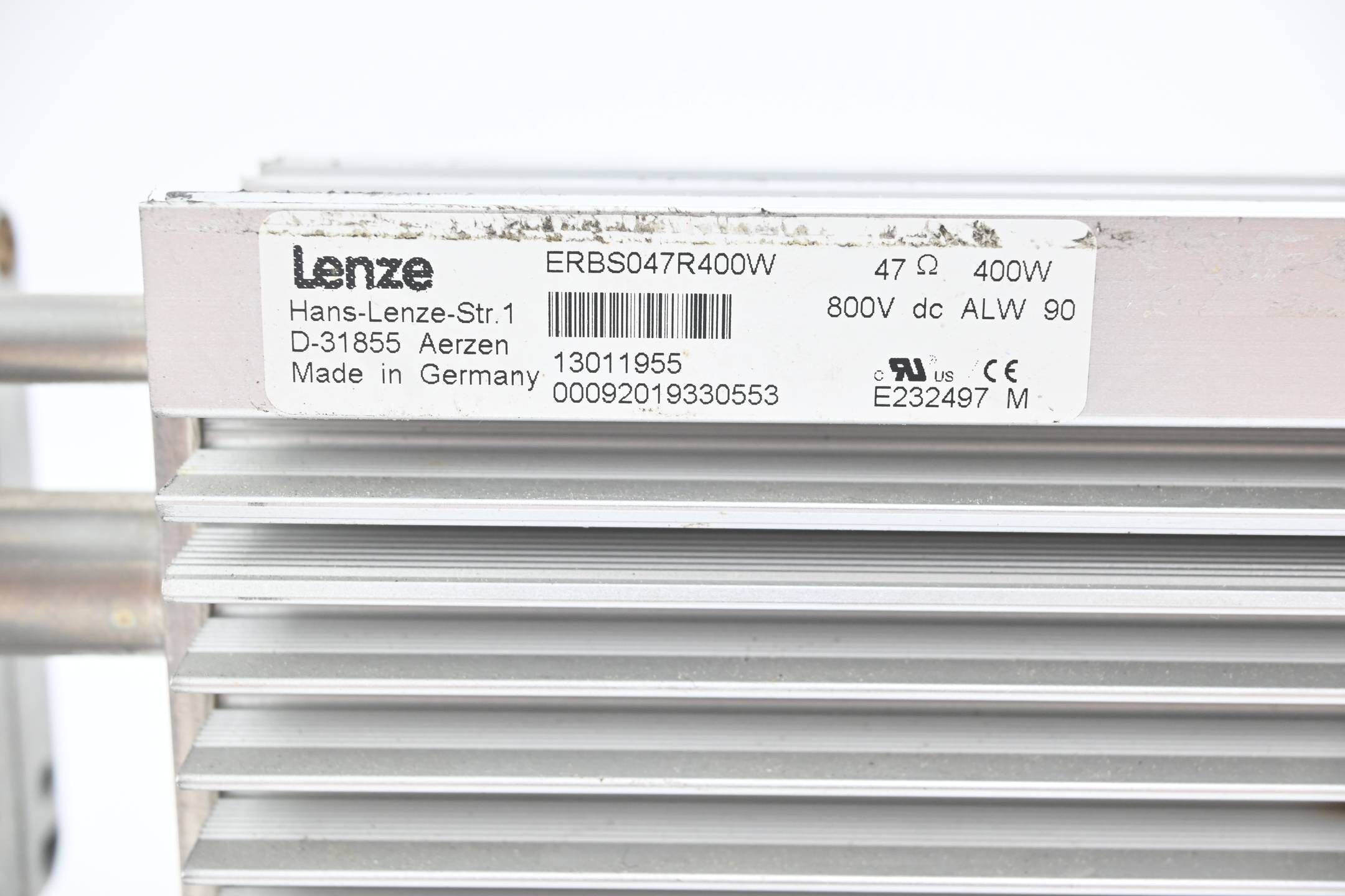 Lenze Bremswiderstand ERBS047R400W ( 13011955 ) 47Ohm 400W 800VDC