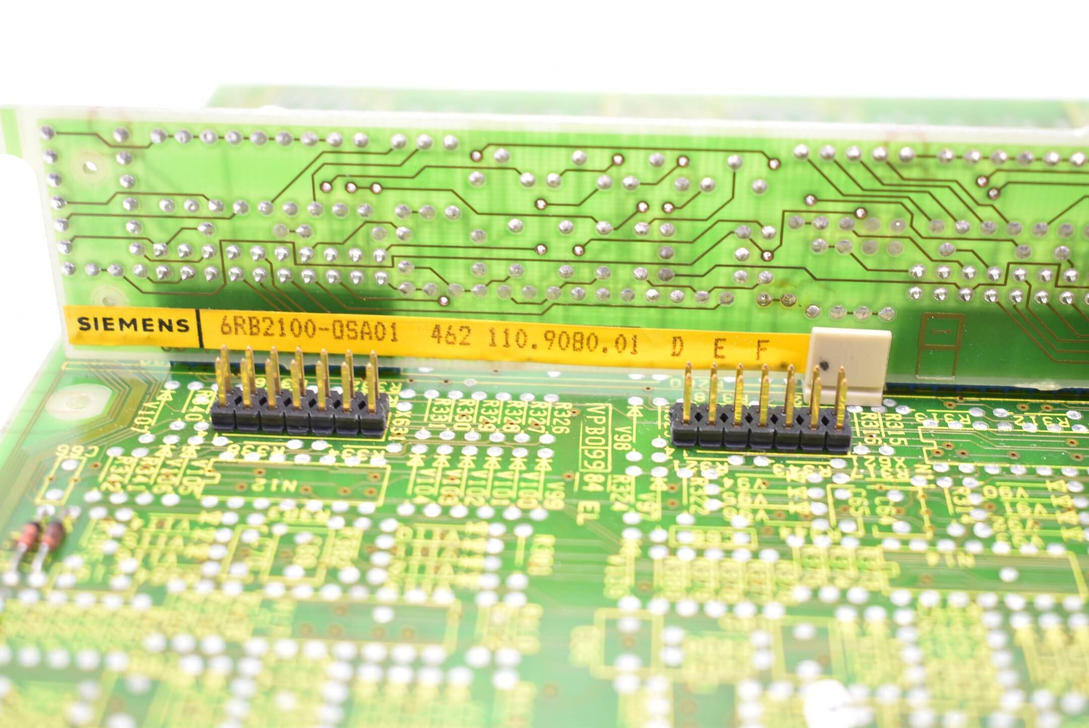 Siemens Simodrive Control Board 6RB2100-0NA01 462 110.9070.01 + 6RB2100-0SA01