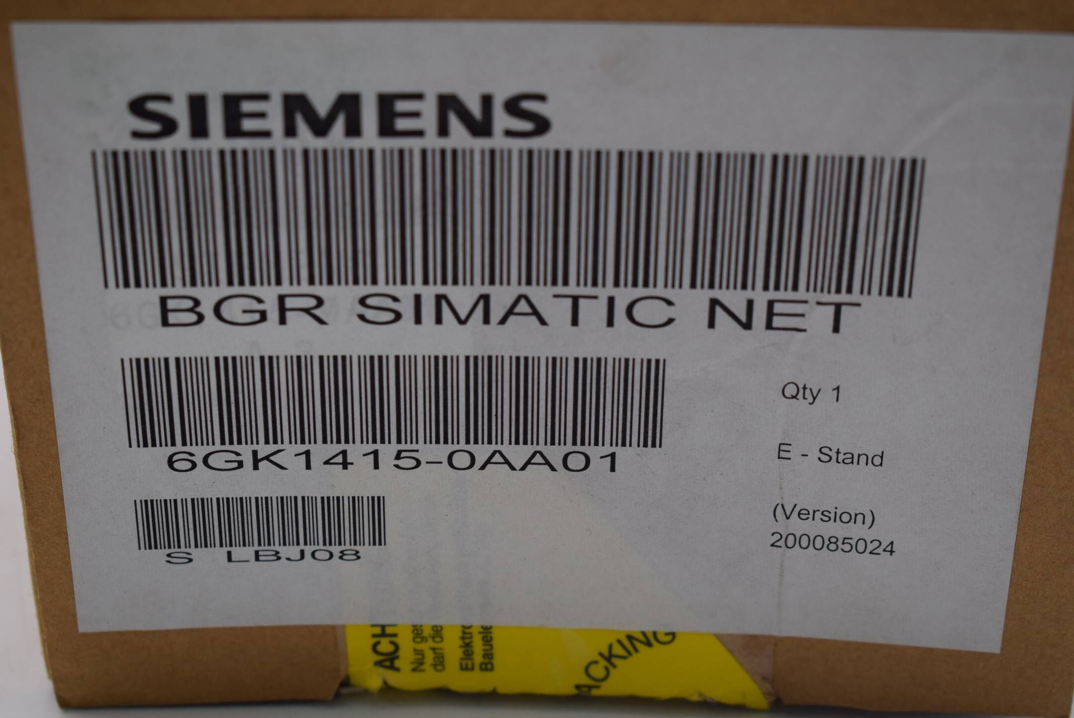 Siemens BGR simatic Net 6GK1415-0AA01 ( 6GK1 415-0AA01 )