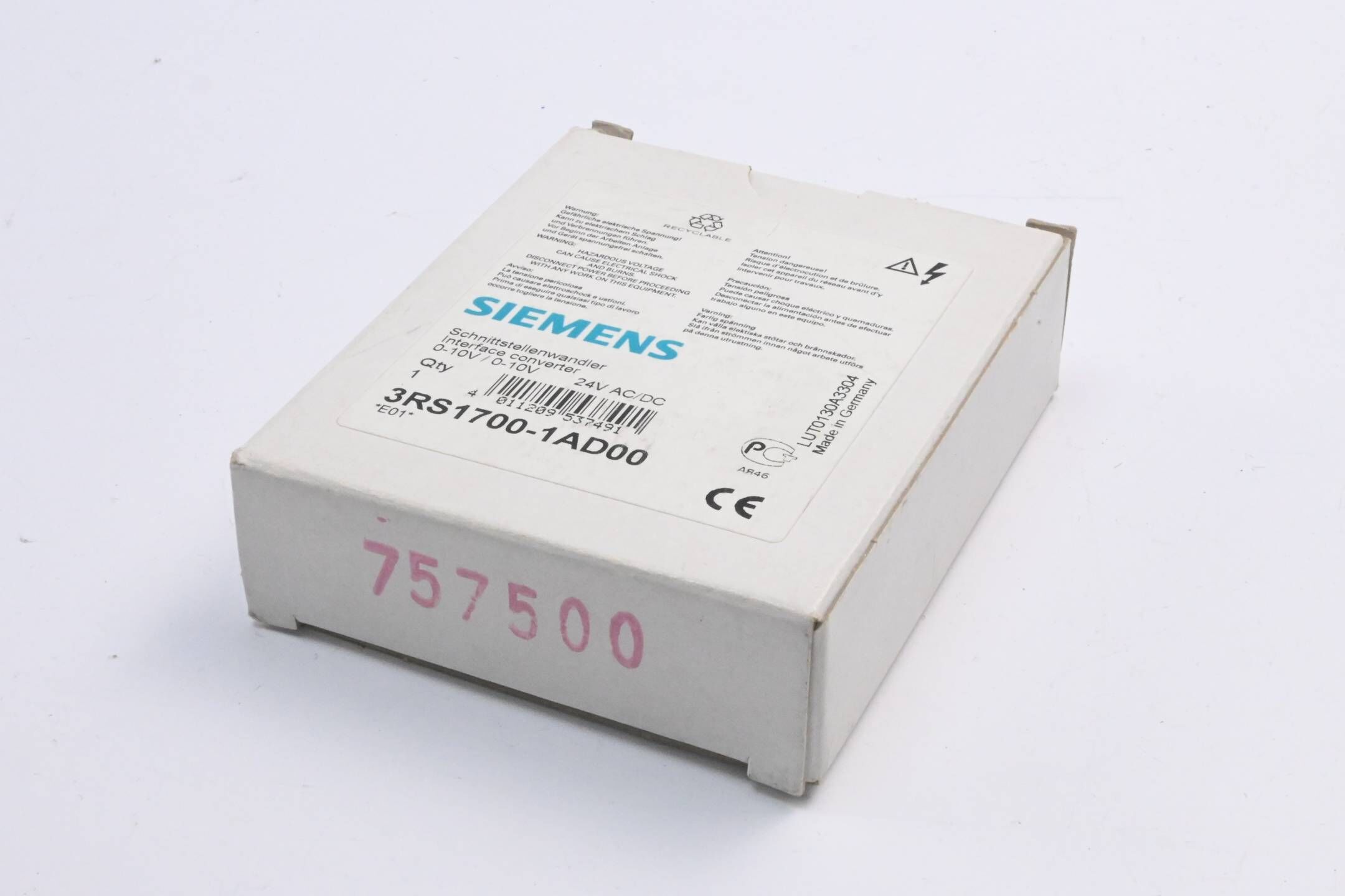 Siemens Schnittwellenwandler 3RS1700-1AD00 ( 3RS1 700-1AD00 )