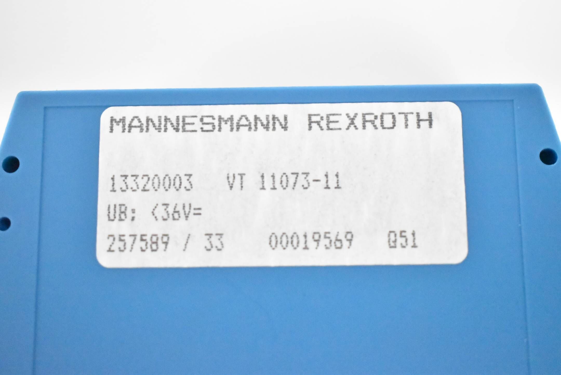 Mannesmann Rexroth Verstärker VT 11073-11