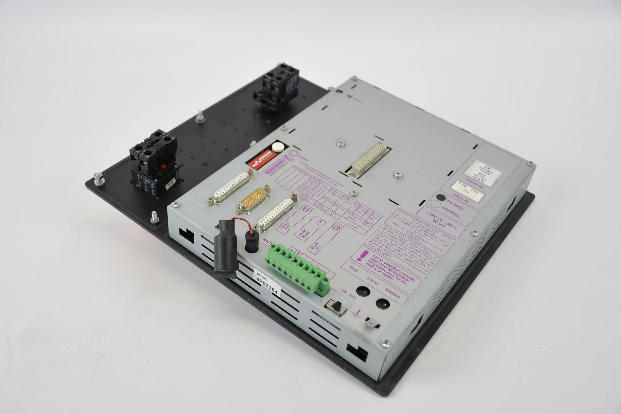 Lauer PCS 950 Bedienpanel topline midi 950.000.5 130695 ( 950.103.0 14.04.00 )