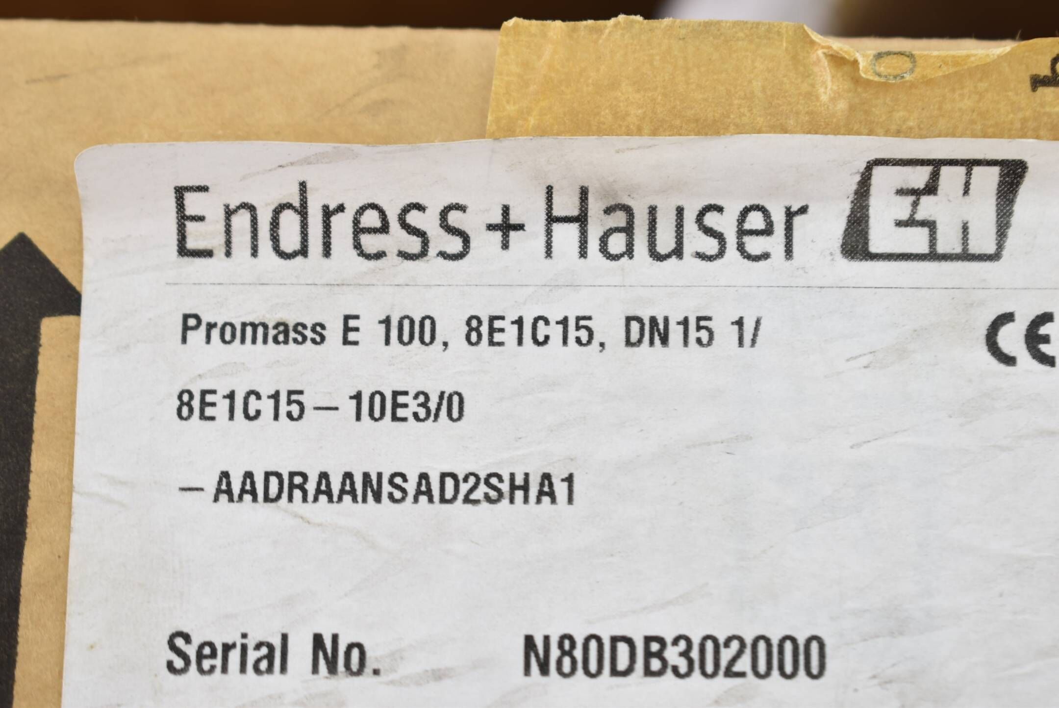 Endress+Hauser Coriolis Promass E 100 8E1C15-10E3/0 ( 8E1C15-AADRAANSAD2SHA1 )