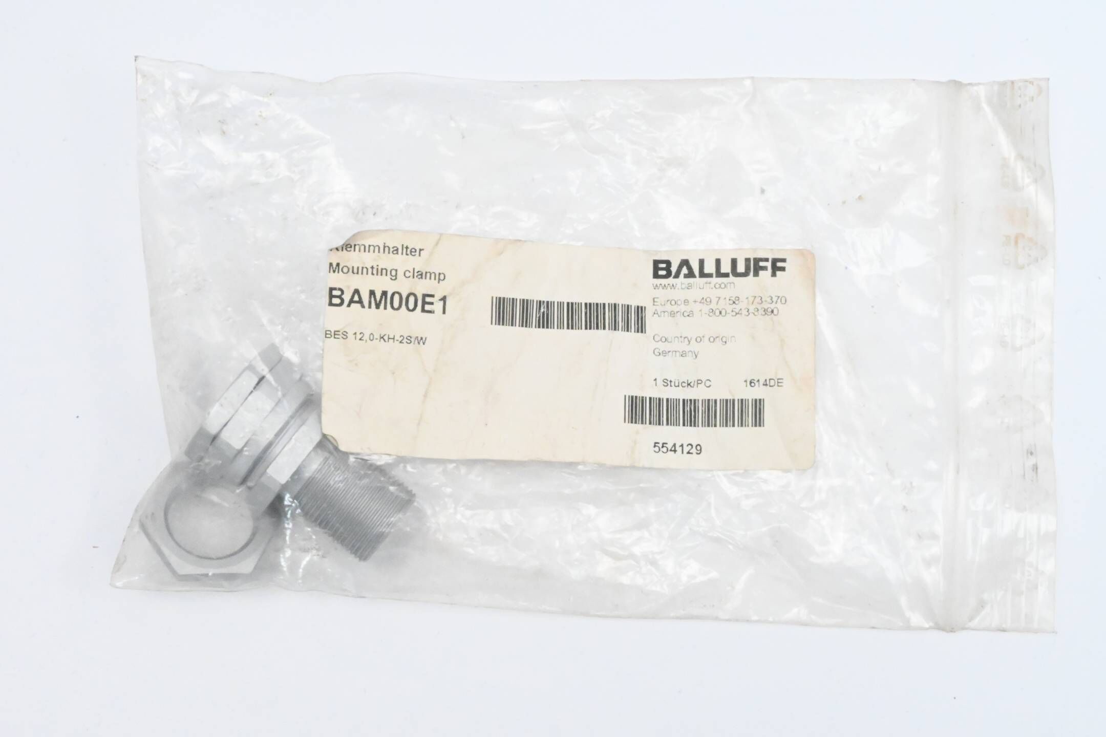 Balluff BAM00E1 Klemmhalter mit Festanschlag ( 554129 )