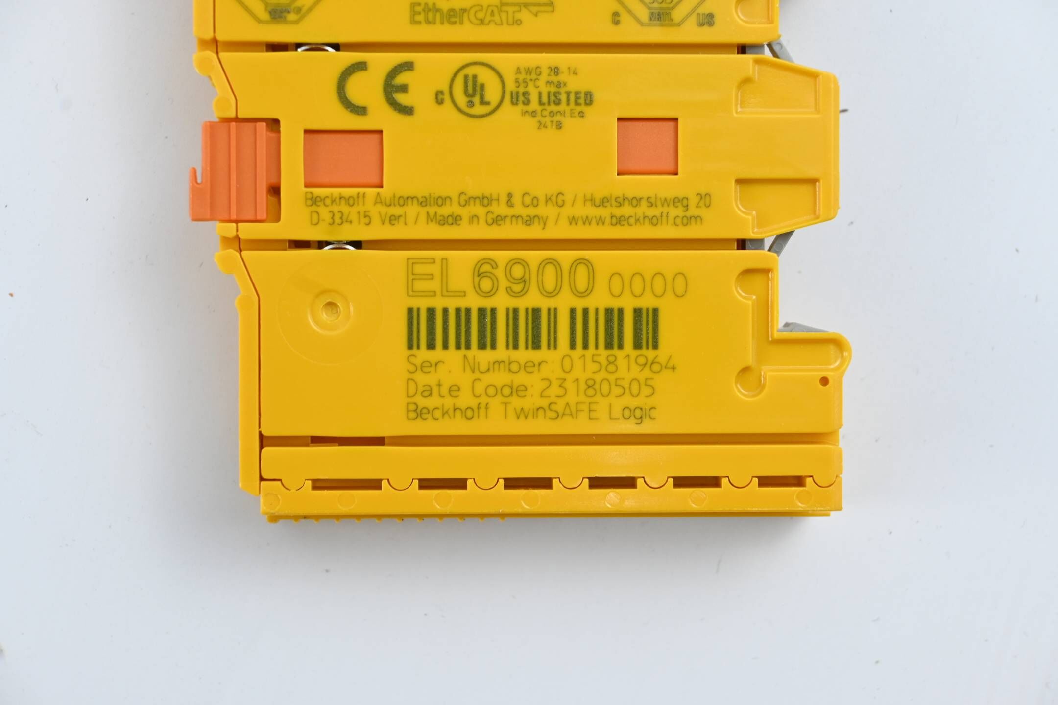 Beckhoff EtherCAT-Klemme TwinSAFE Logic EL6900 ( EL6900 0000 )