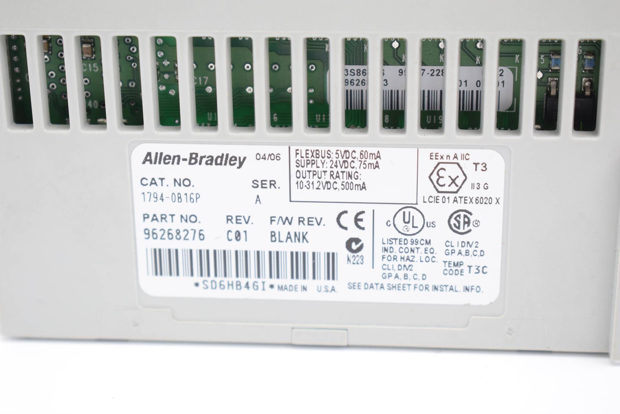 Allen Bradley 24V-DC Ausgang Flex I/O 1794-OB16P ( 96268276 )