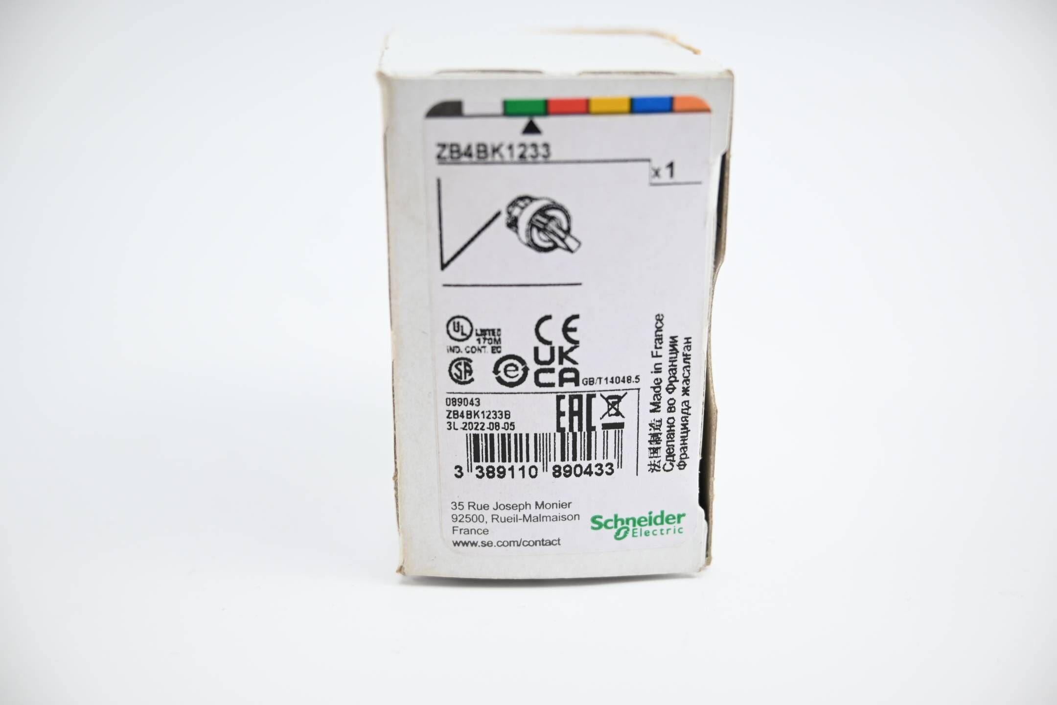 Schneider Electric Leuchtwahlschalter grün ZB4BK1233