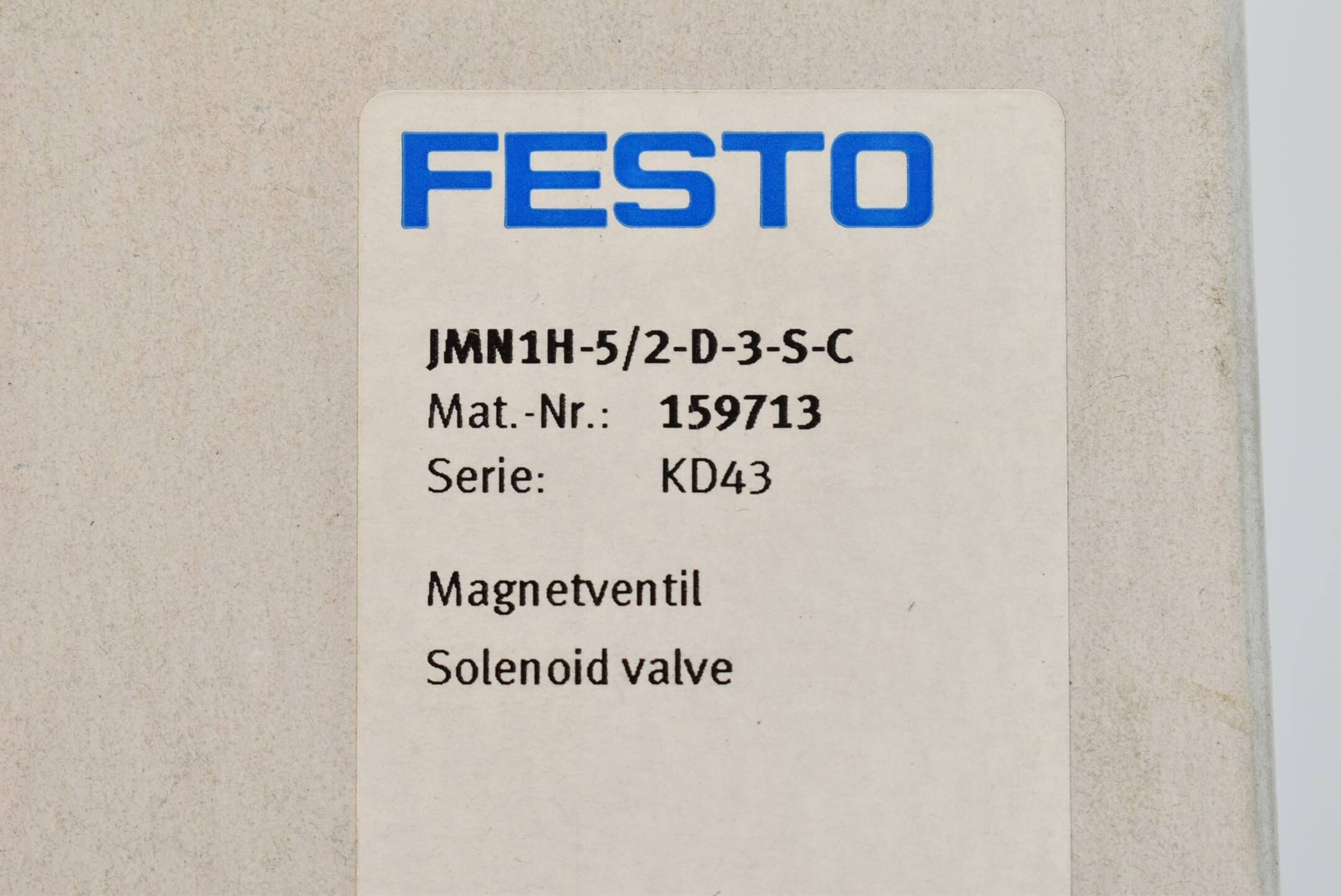 Festo Magnetventil JMN1H-5/2-D-3-S-C ( 159713 )