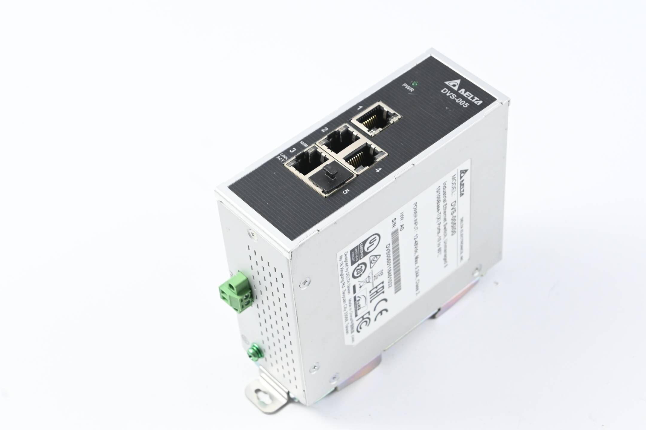 Delta electronics industrial ethernet switch DVS-005I00