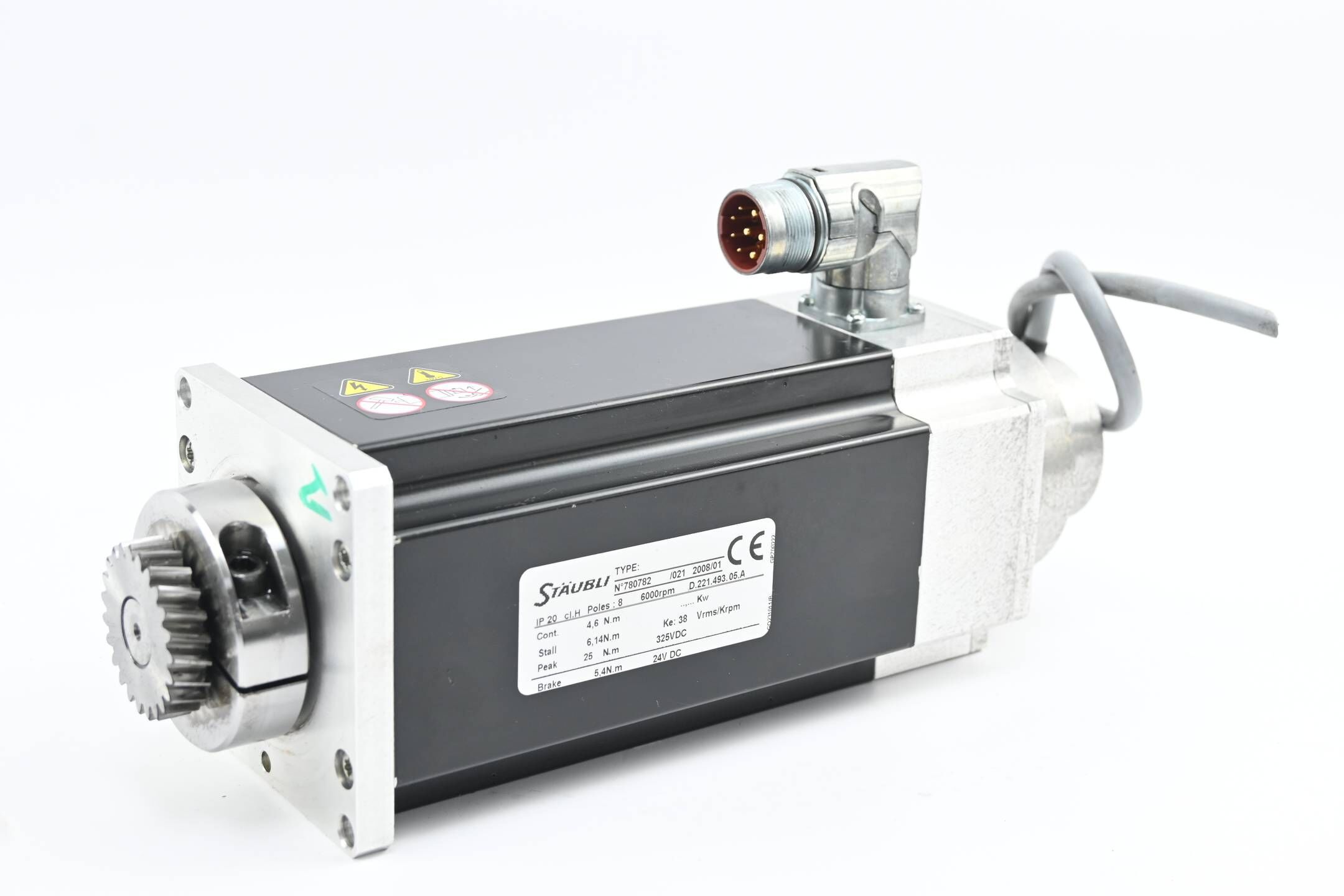 Stäubli Servomotor N°780782 ( D.221.493.05.A ) inkl. Heidenhain 524536-04