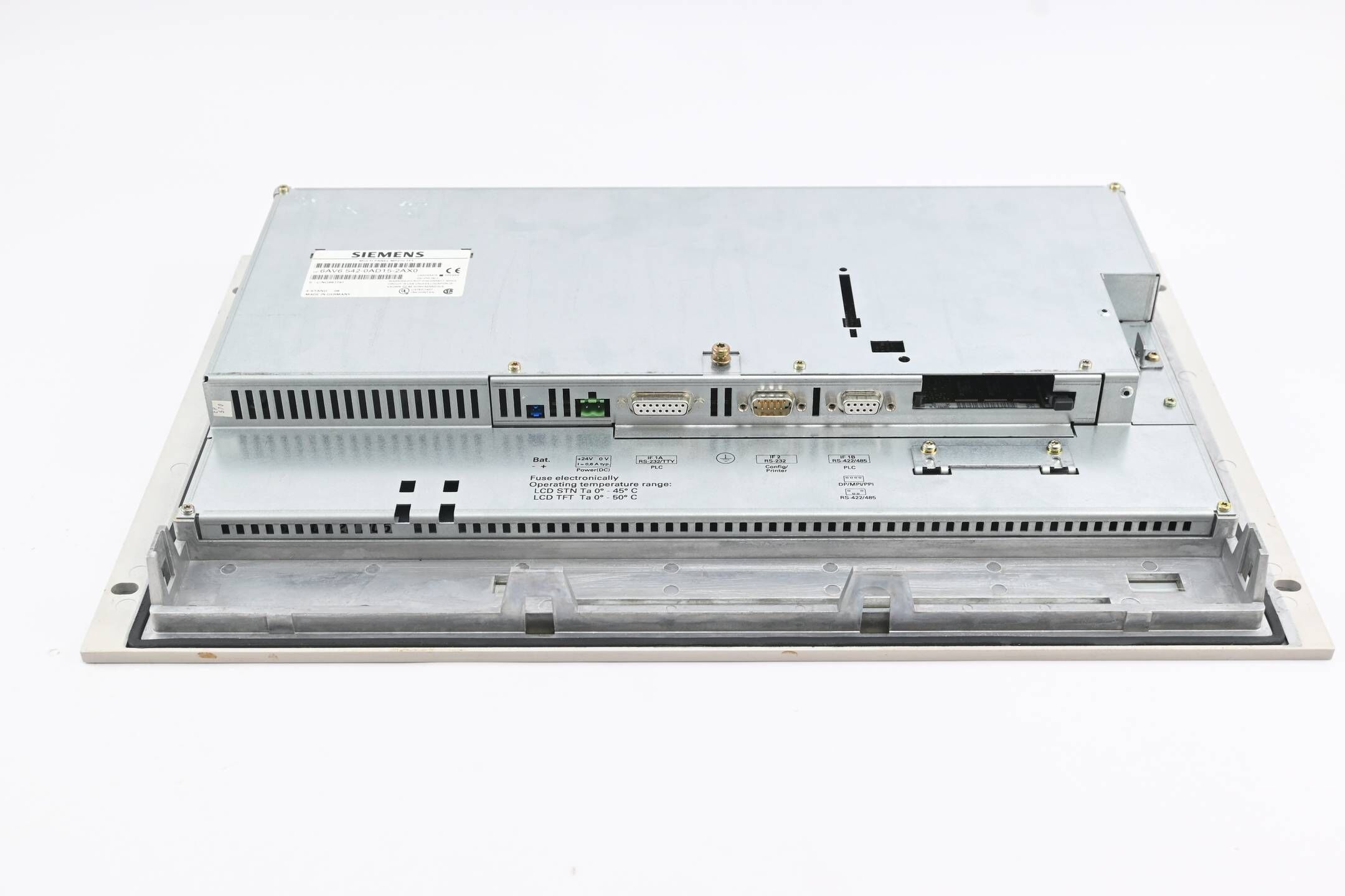 Siemens Multipanel MP270 TFT 6AV6542-0AD15-2AX0 ( 6AV6 542-0AD15-2AX0 ) E. 08